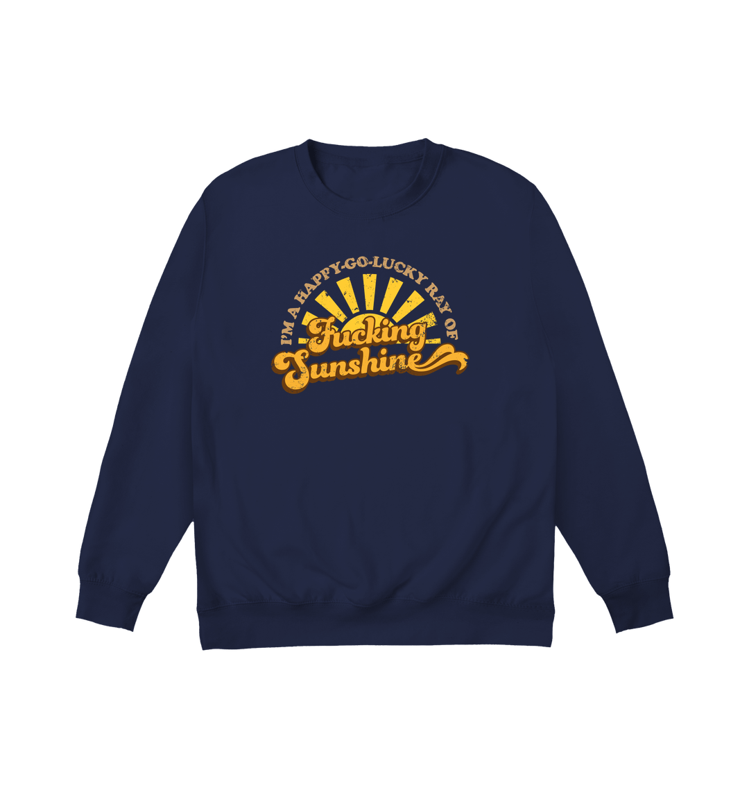 Oxford Navy Printed Sweater Front