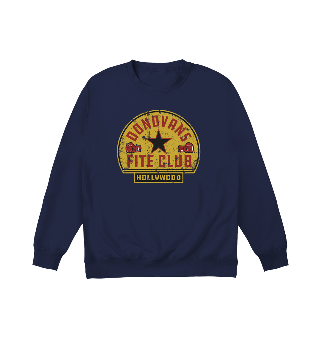 Oxford Navy Printed Sweater Front