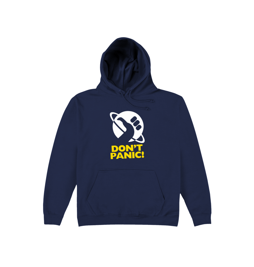 Oxford Navy Printed Hoody Front