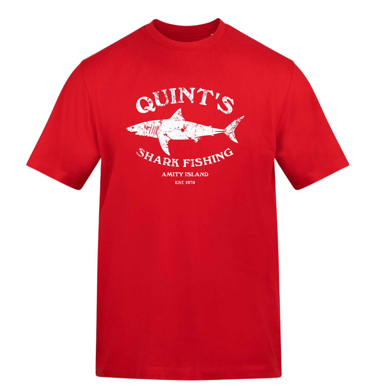 Fire Red Printed T-shirt Front