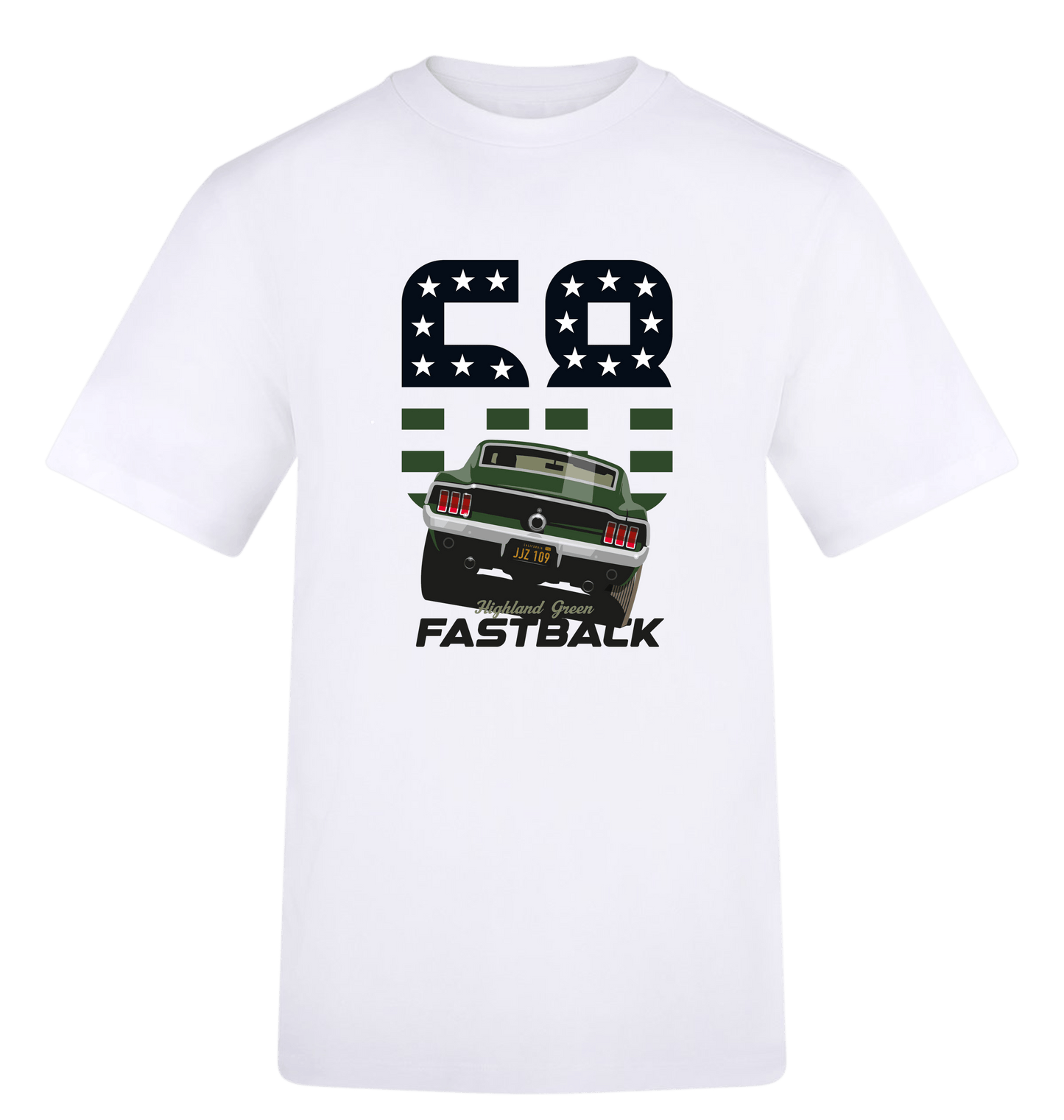 Arctic White Printed T-shirt Front