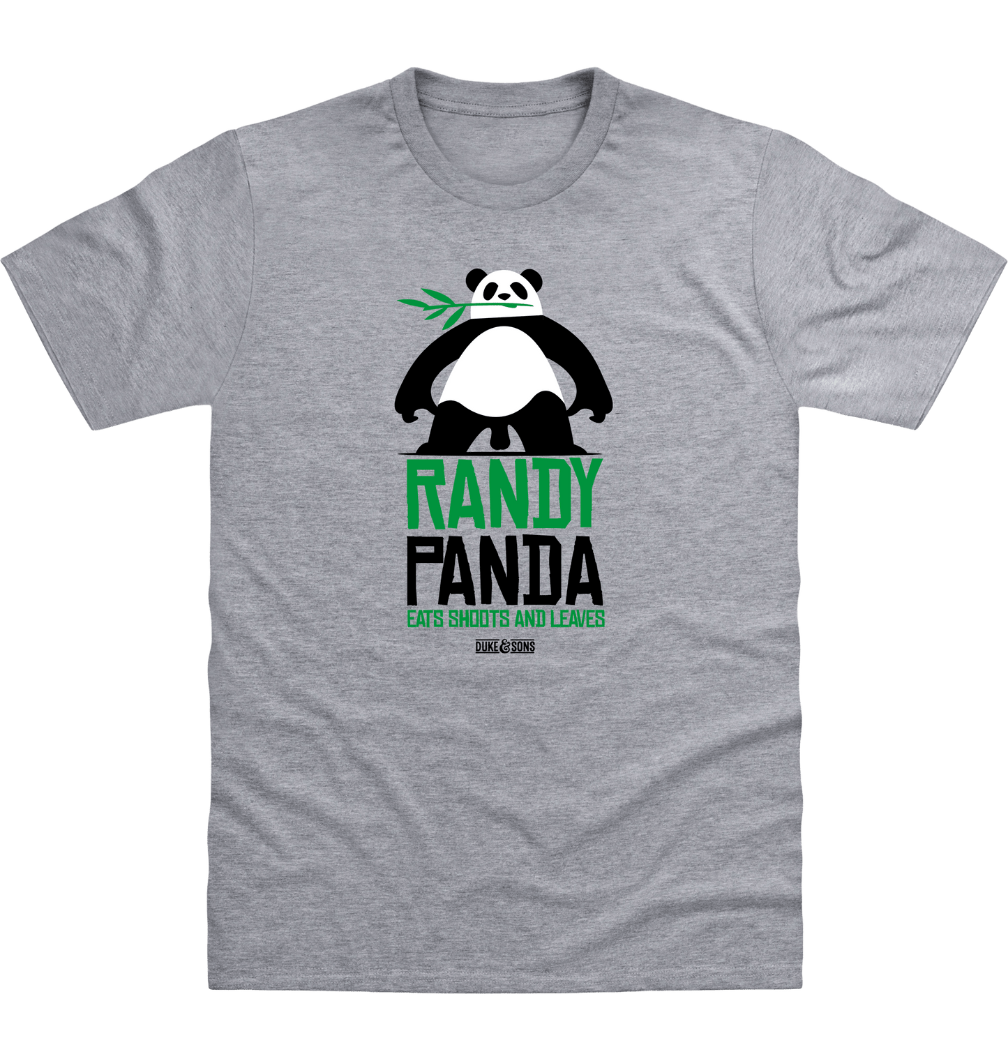 Heather Grey Printed T-shirt Front