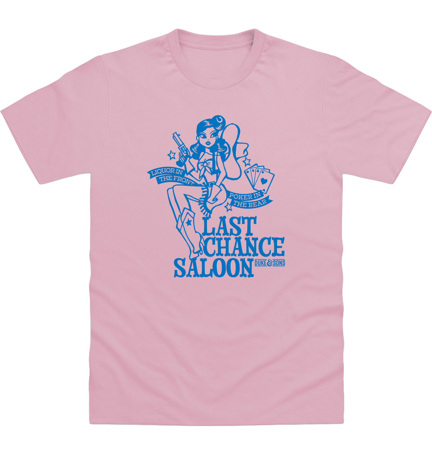 Baby Pink Printed T-shirt Front
