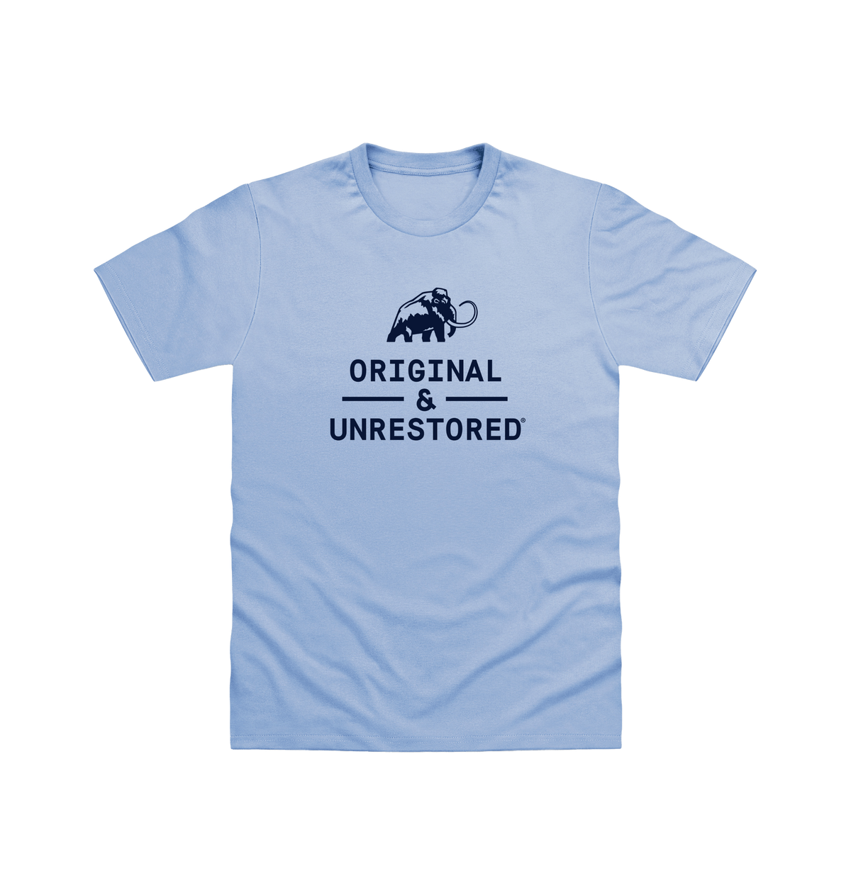 Sky Blue Printed T-shirt Front