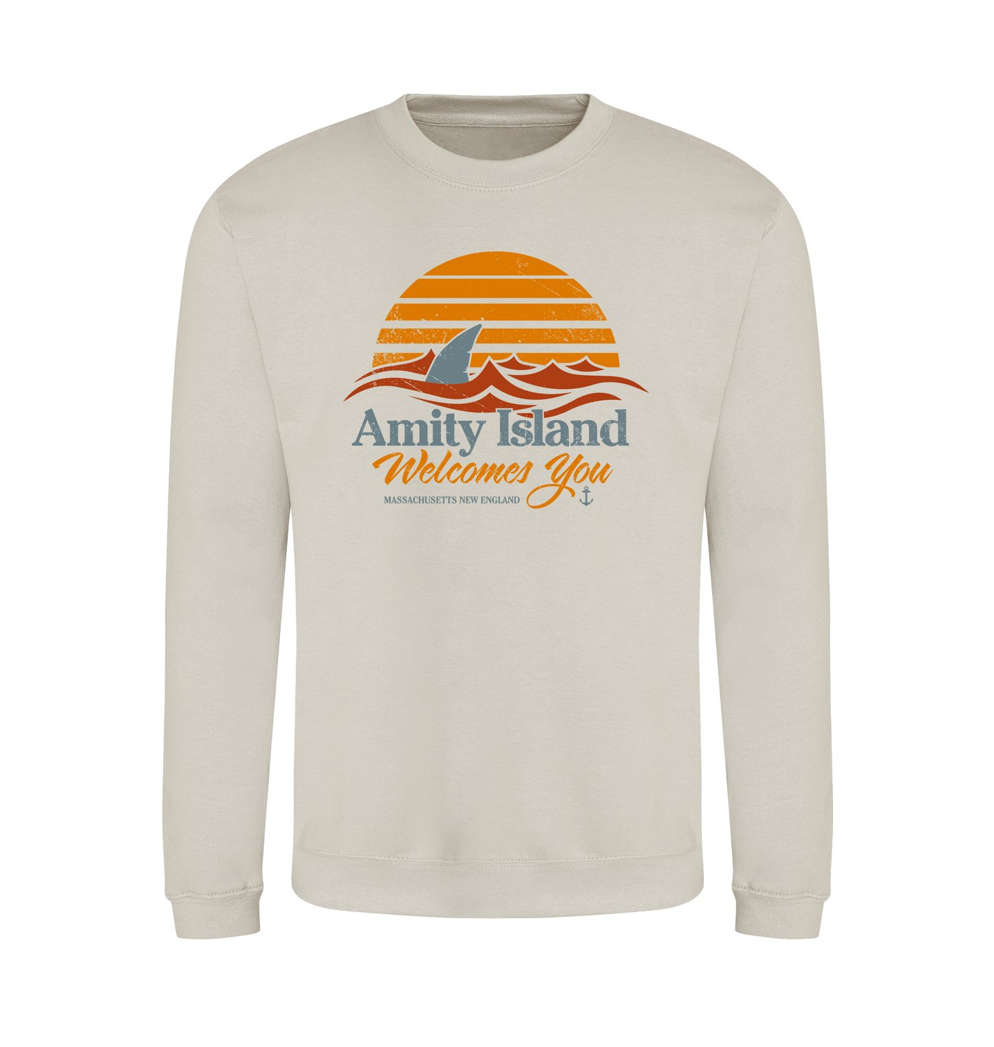 Natural Stone Printed Sweater Front