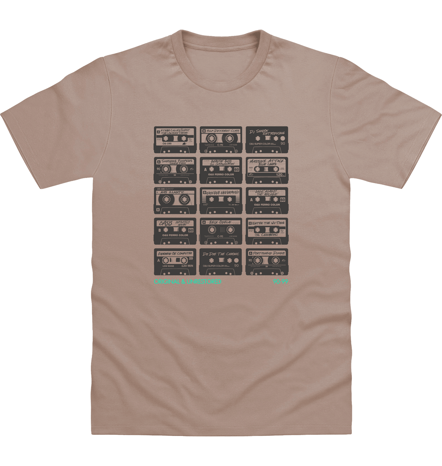 Desert Sand Printed T-shirt Front
