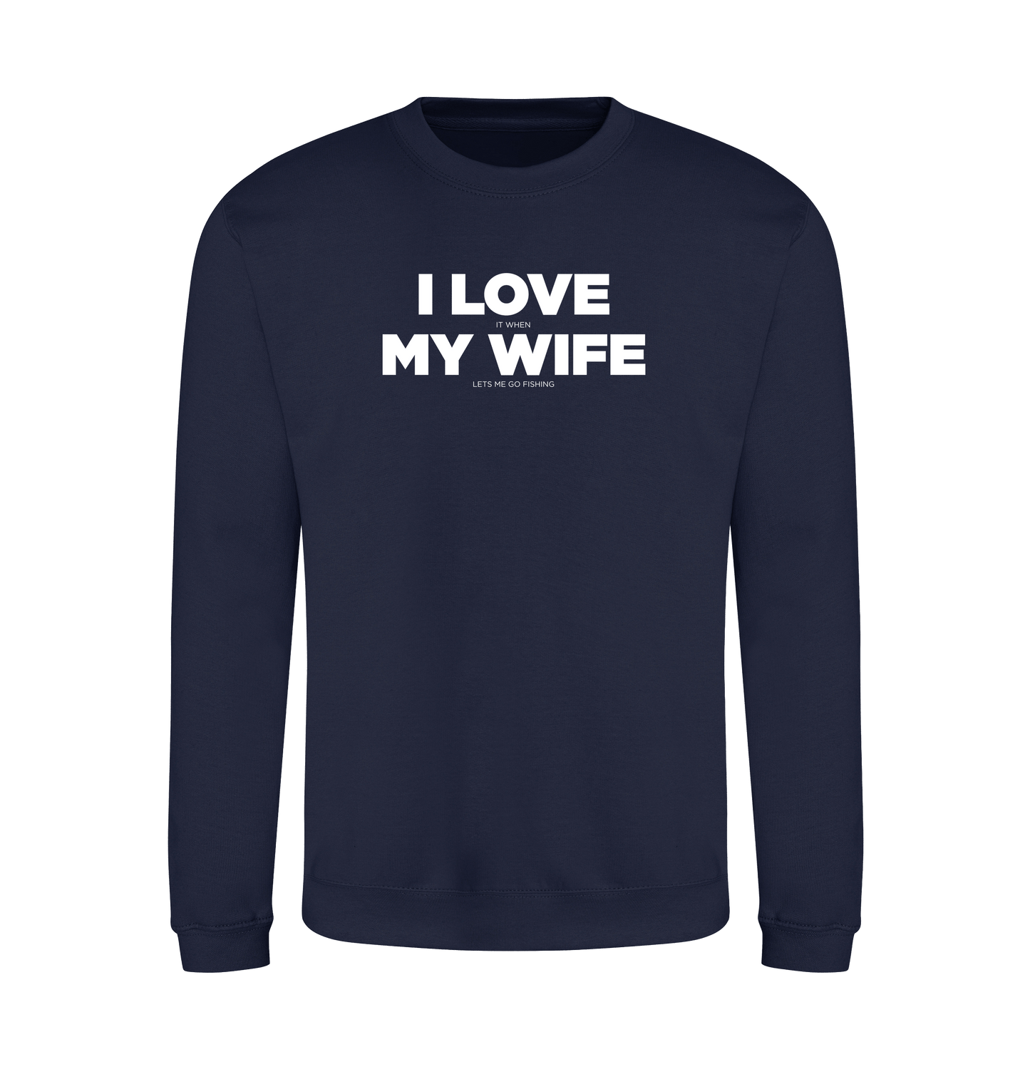 Oxford Navy Printed Sweater Front