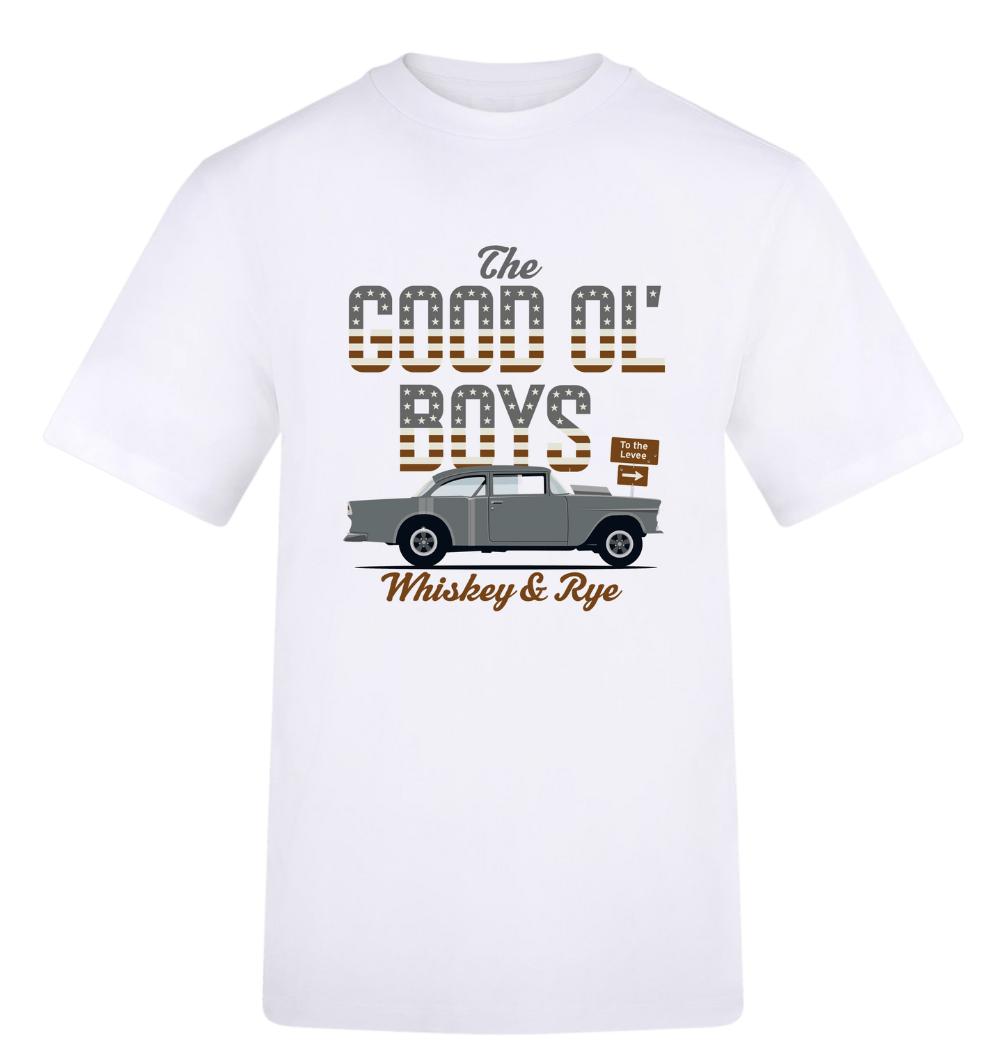 Arctic White Printed T-shirt Front