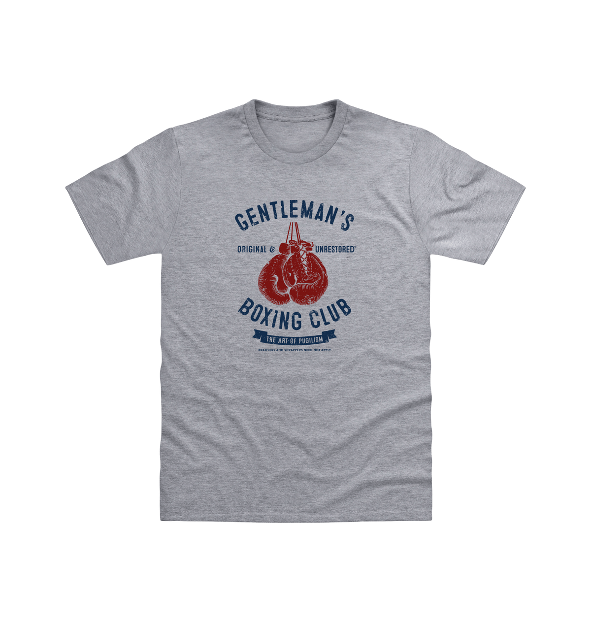 Heather Grey Printed T-shirt Front