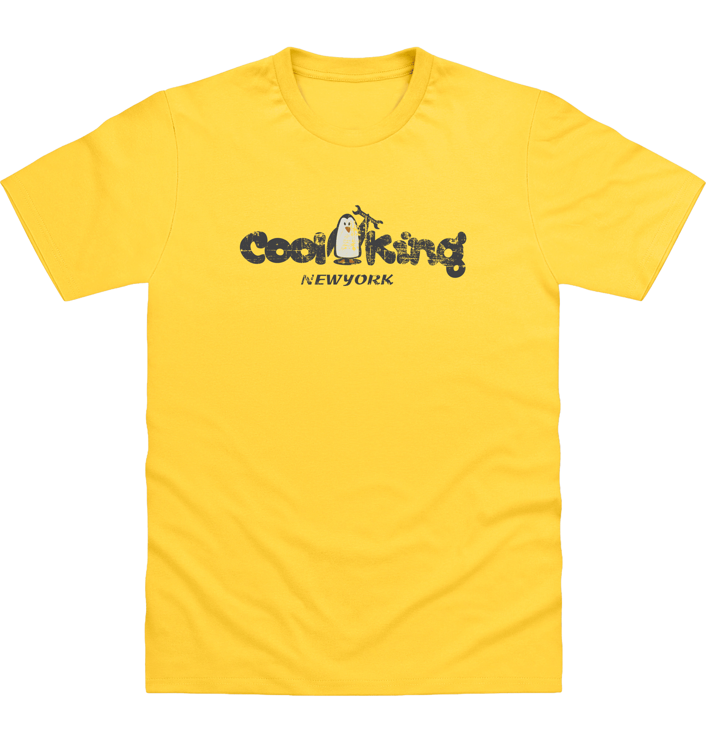 Sun Yellow Printed T-shirt Front