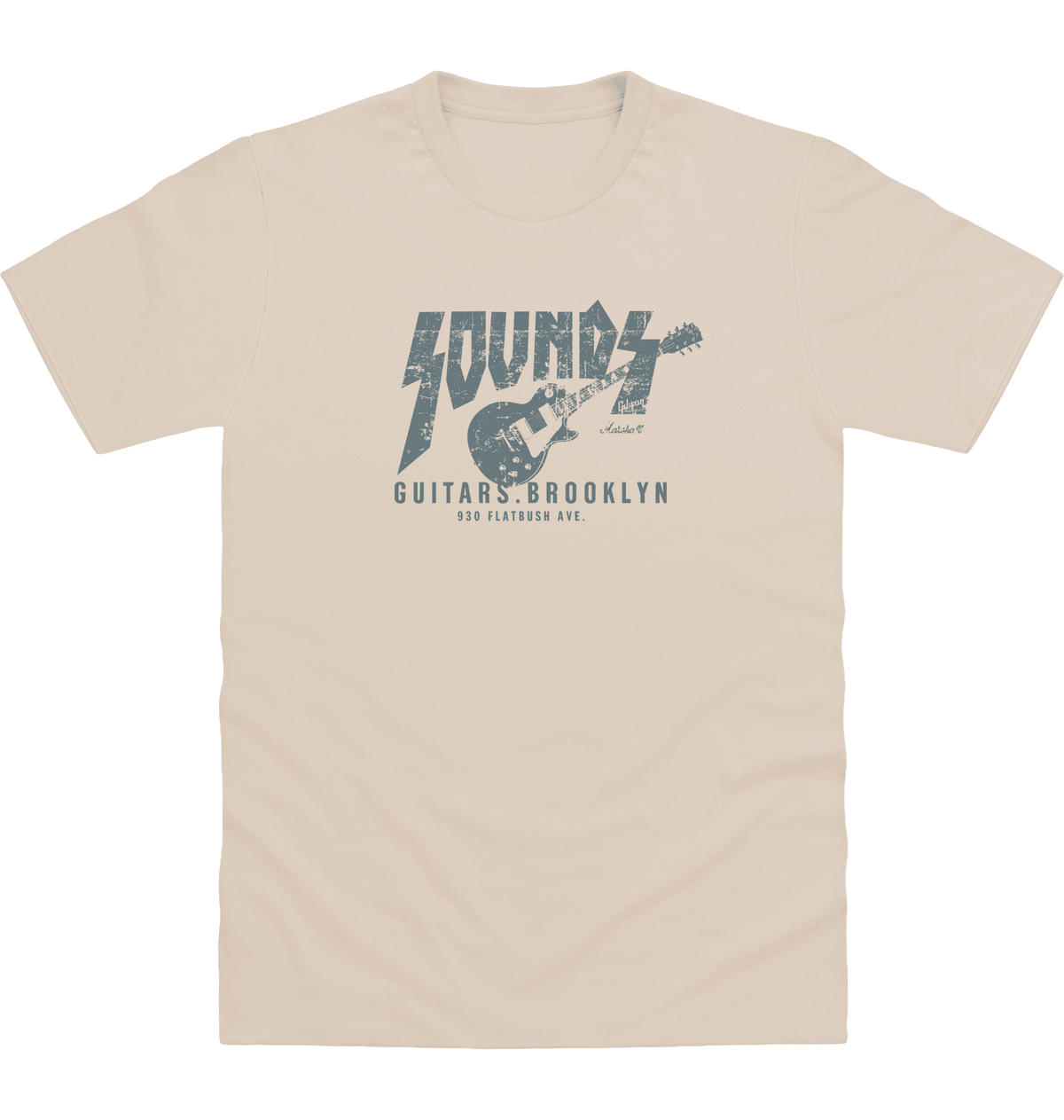 Natural Stone Printed T-shirt Front