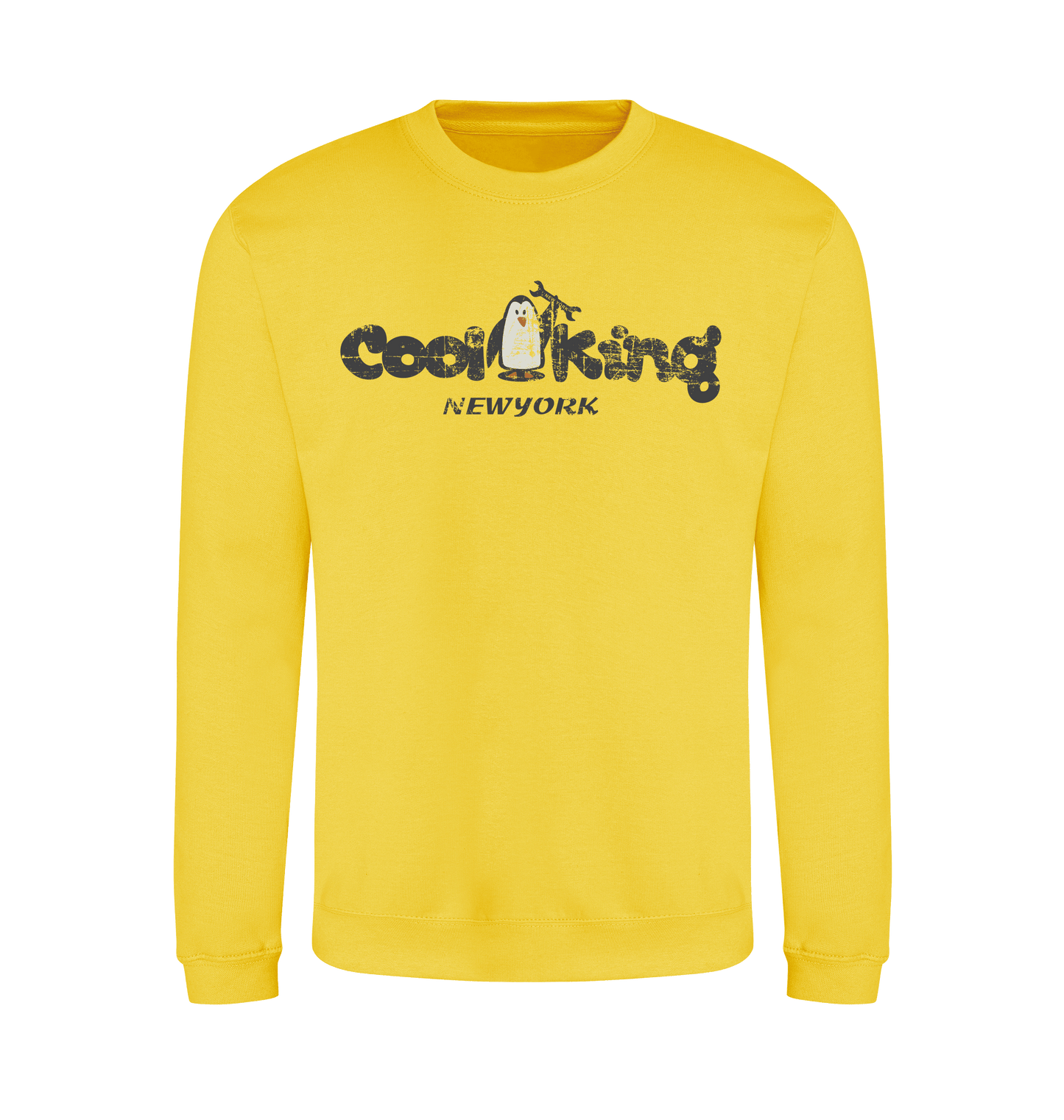 Sun Yellow Printed Sweater Front