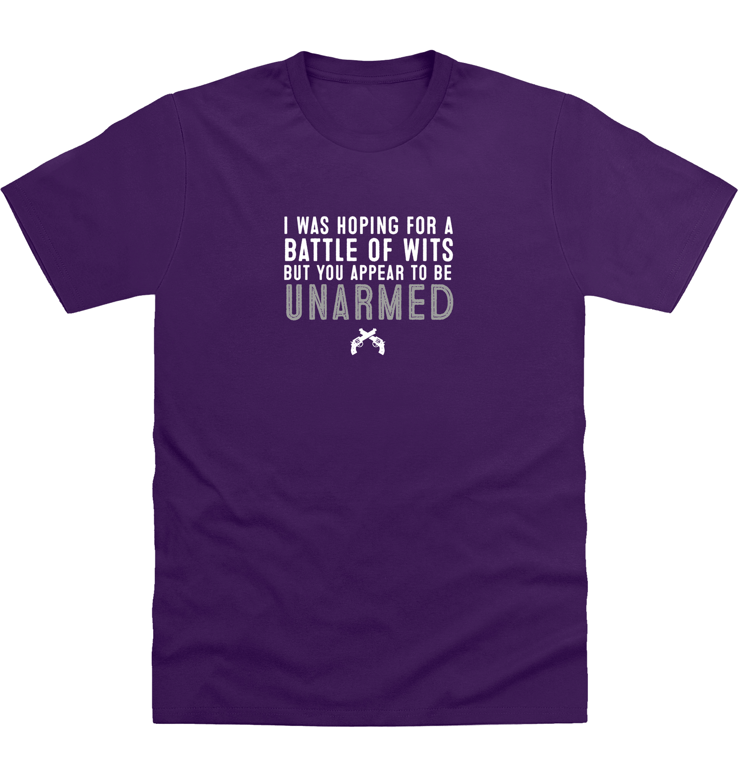 Purple Printed T-shirt Front