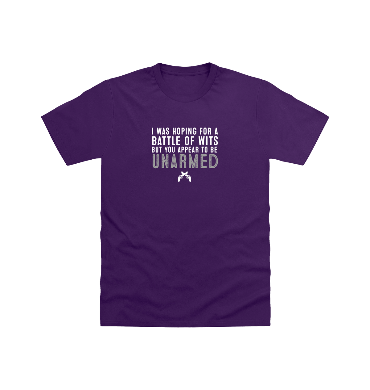 Purple Printed T-shirt Front