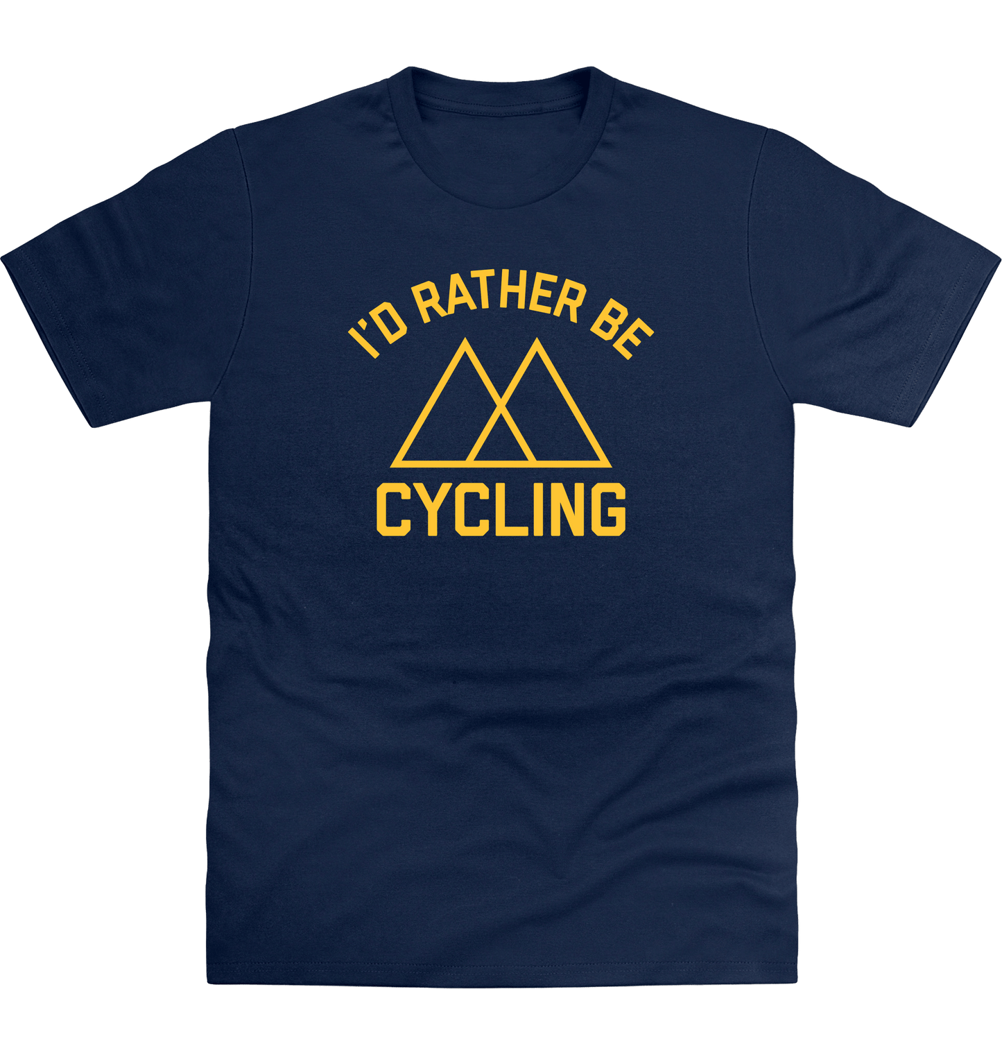 New French Navy Printed T-shirt Front