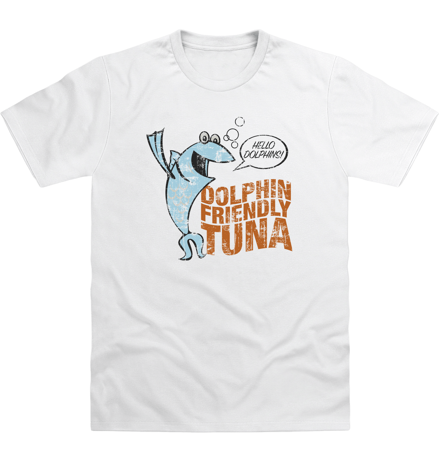 Arctic White Printed T-shirt Front