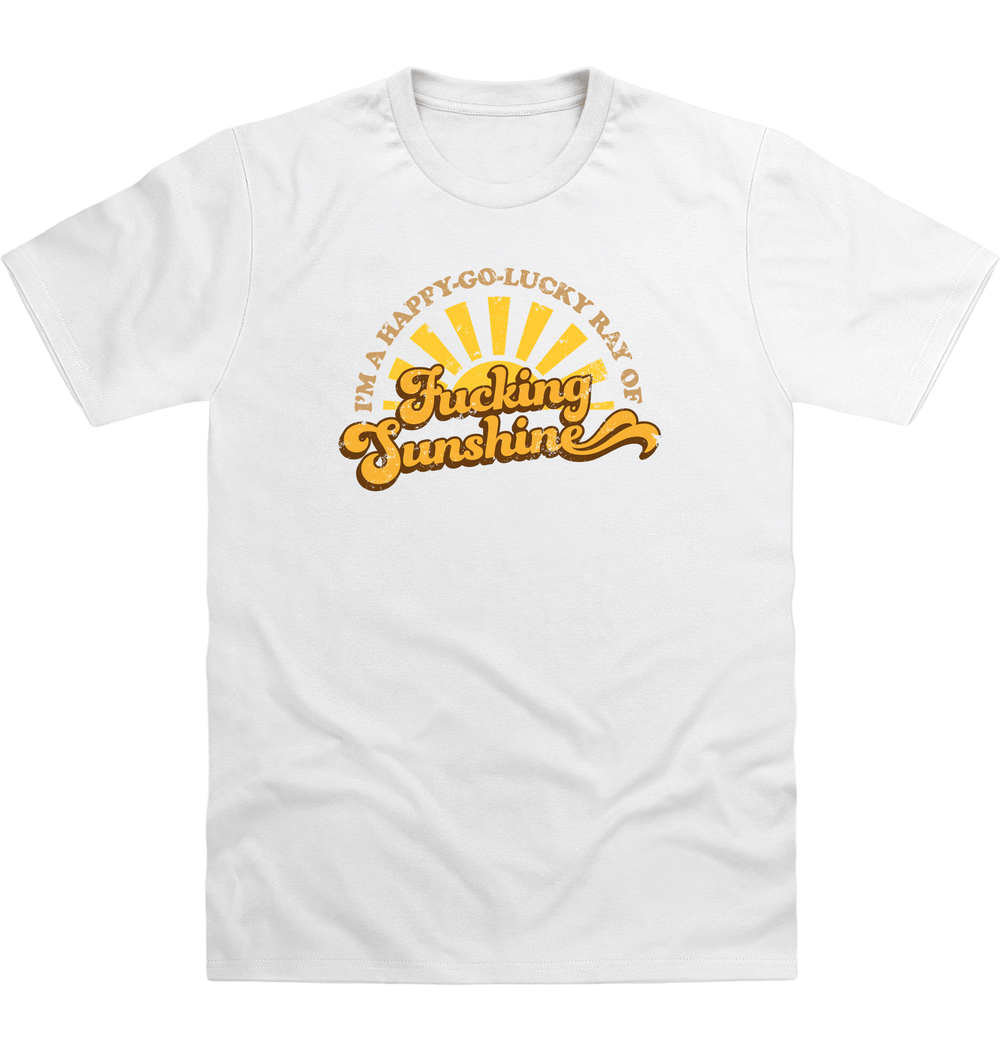 Arctic White Printed T-shirt Front