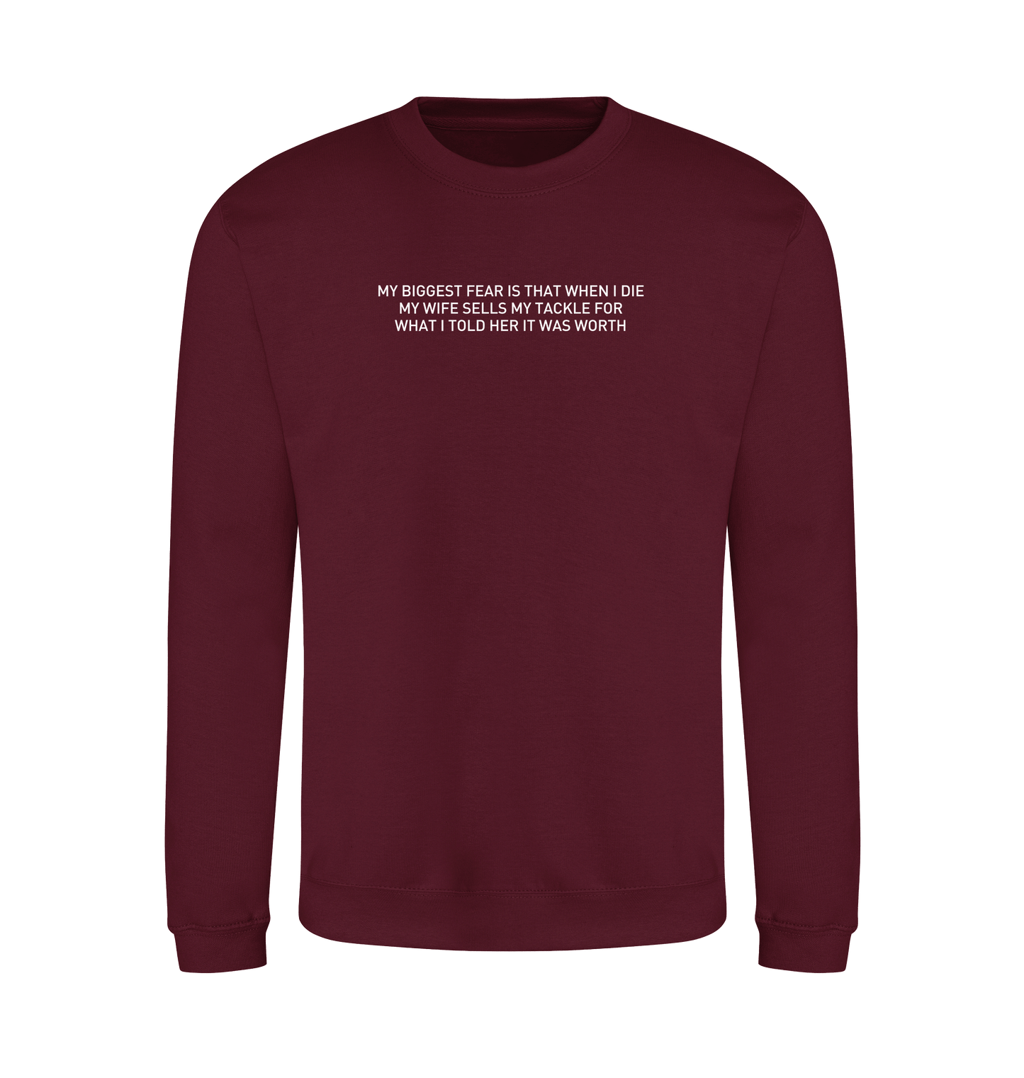 Burgundy Printed Sweater Front