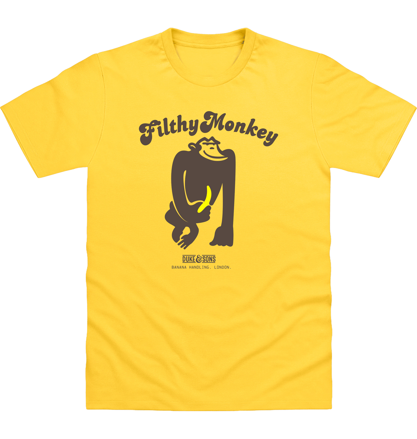 Sun Yellow Printed T-shirt Front