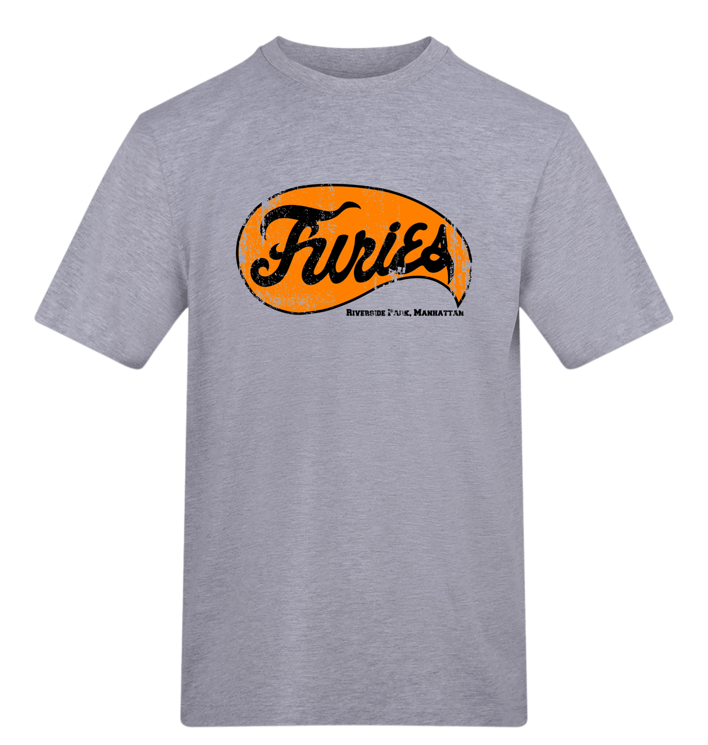Heather Grey Printed T-shirt Front