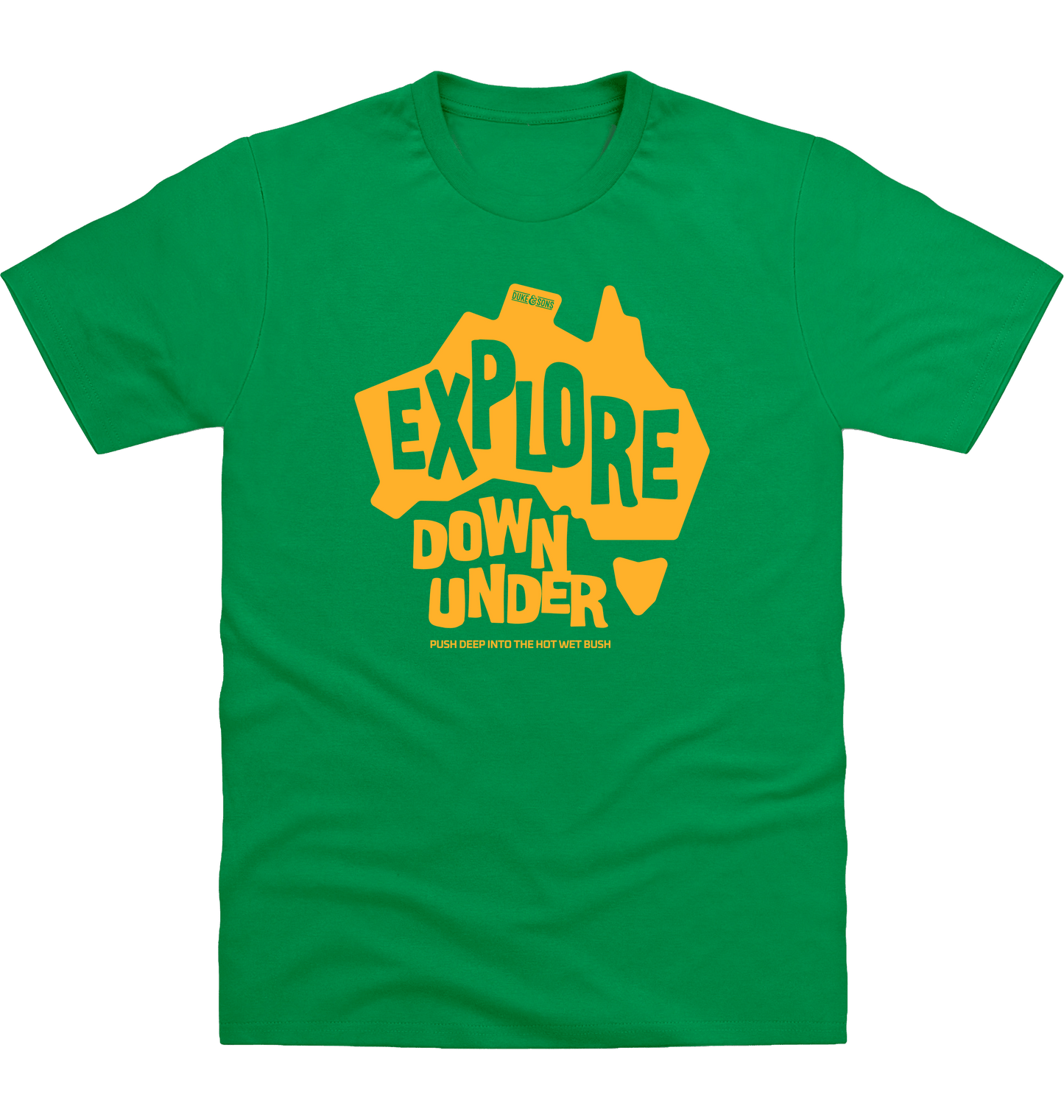 Kelly Green Printed T-shirt Front