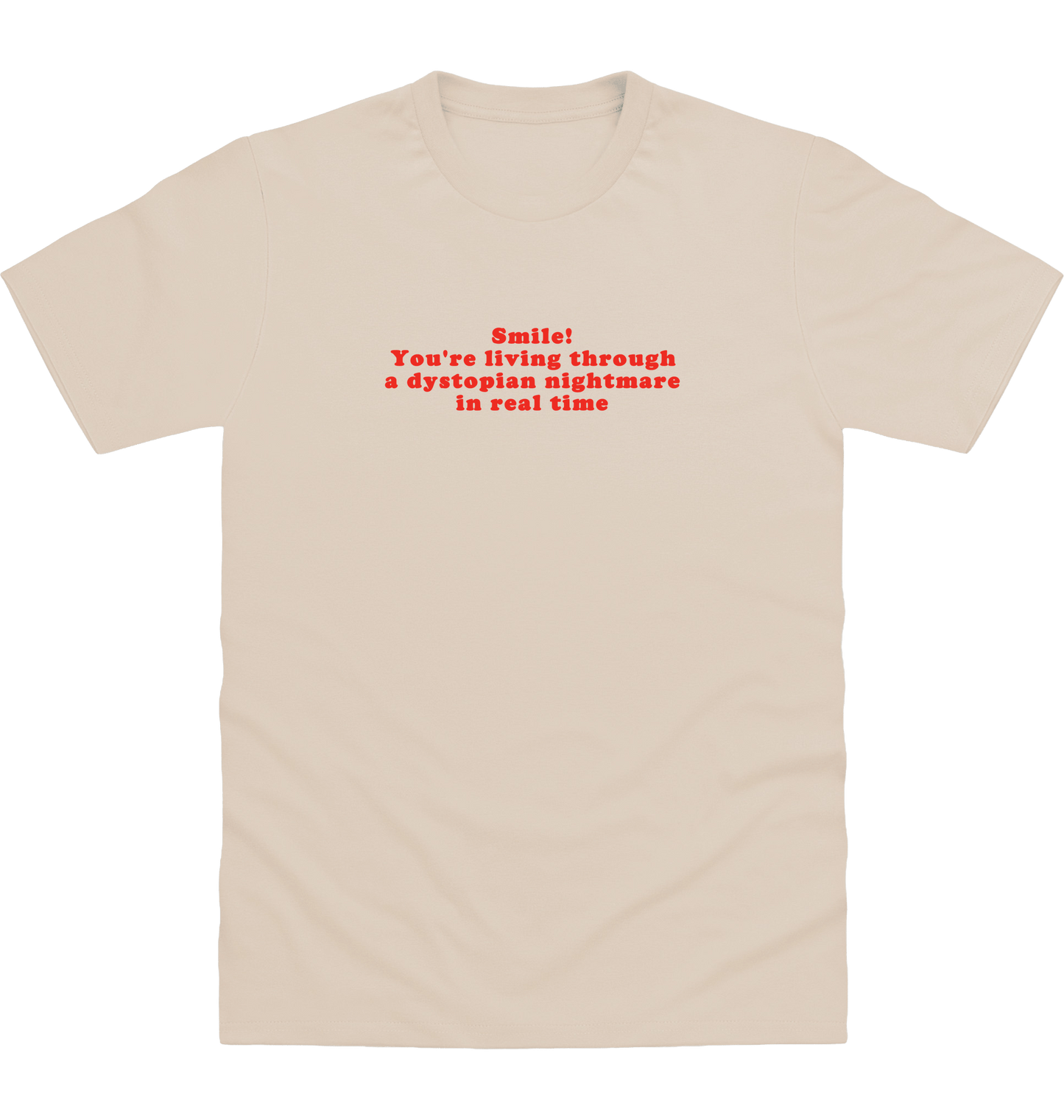 Natural Stone Printed T-shirt Front