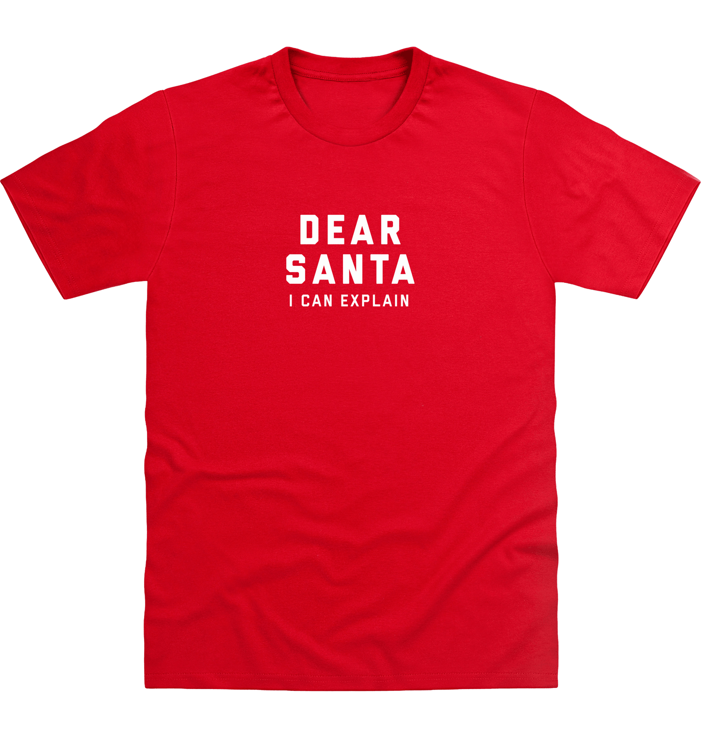 Fire Red Printed T-shirt Front