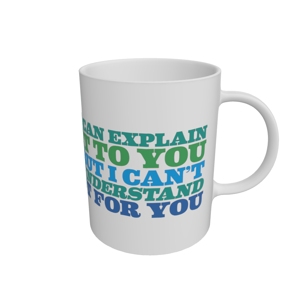 White Mug Front