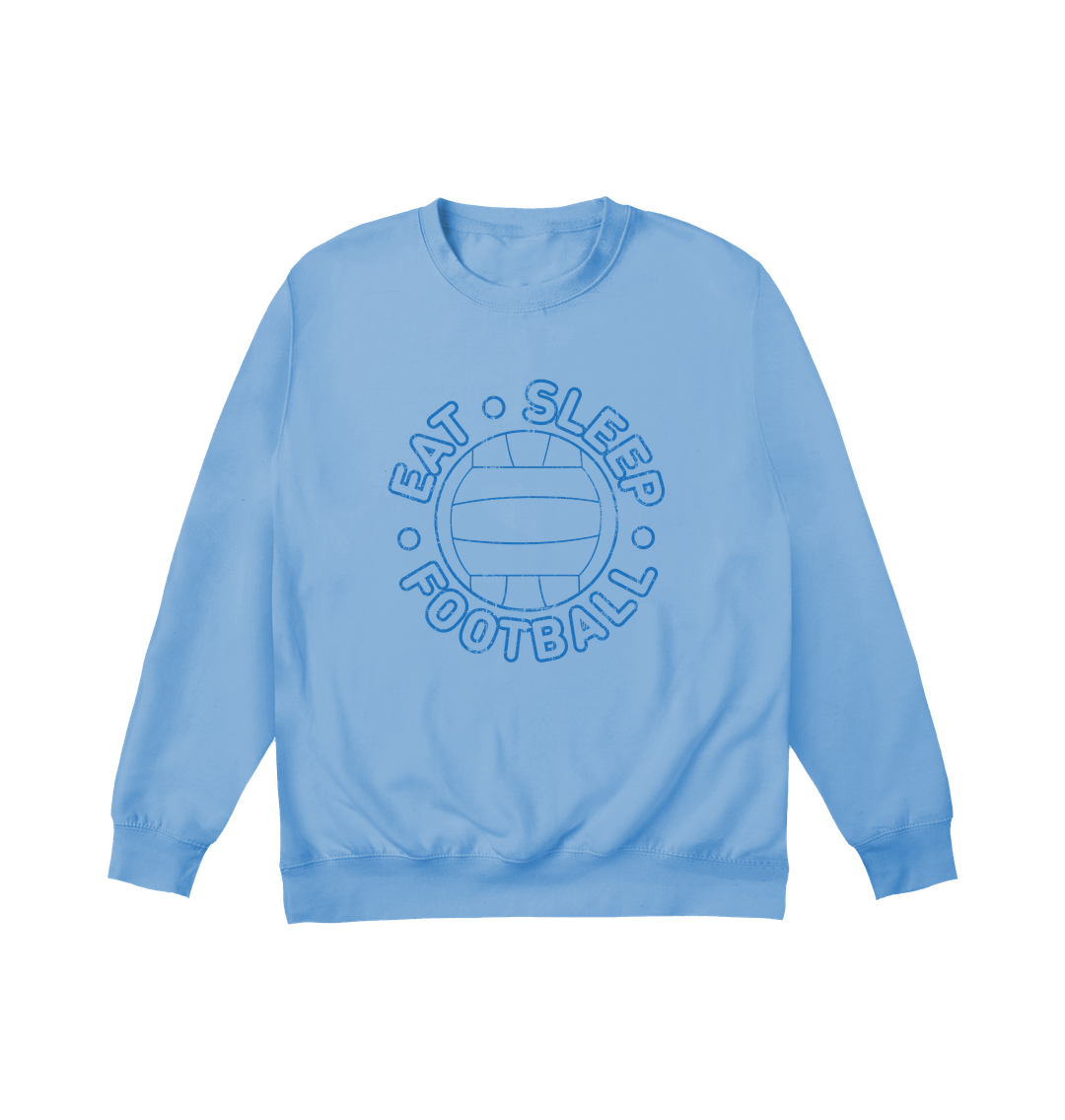 Cornflower Blue Printed Sweater Front