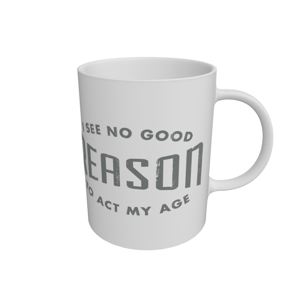 White Mug Front