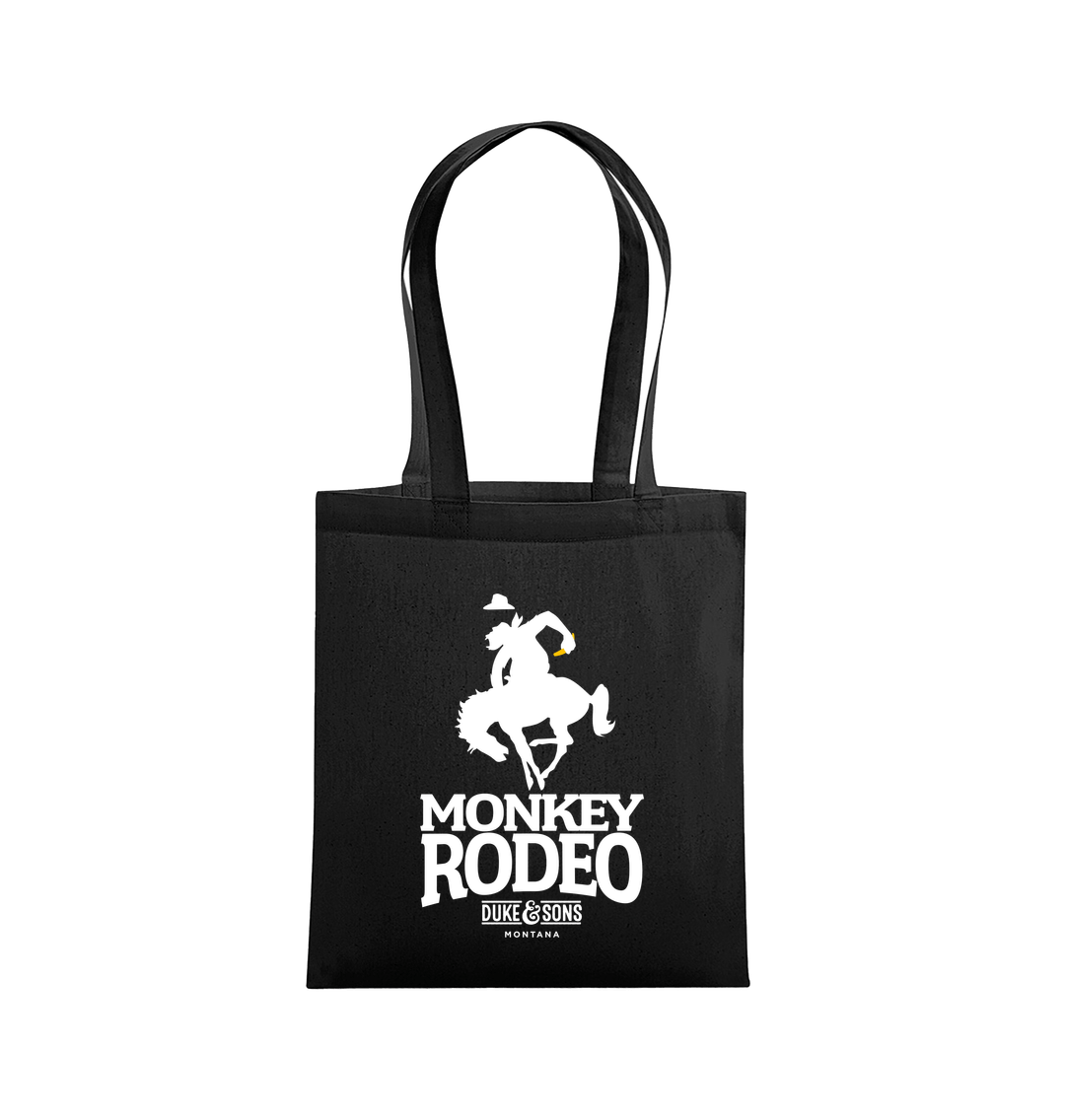 Black Printed Bag Front