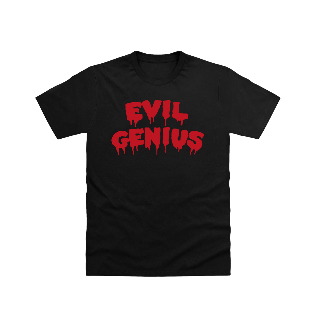 Black Printed T-shirt Front