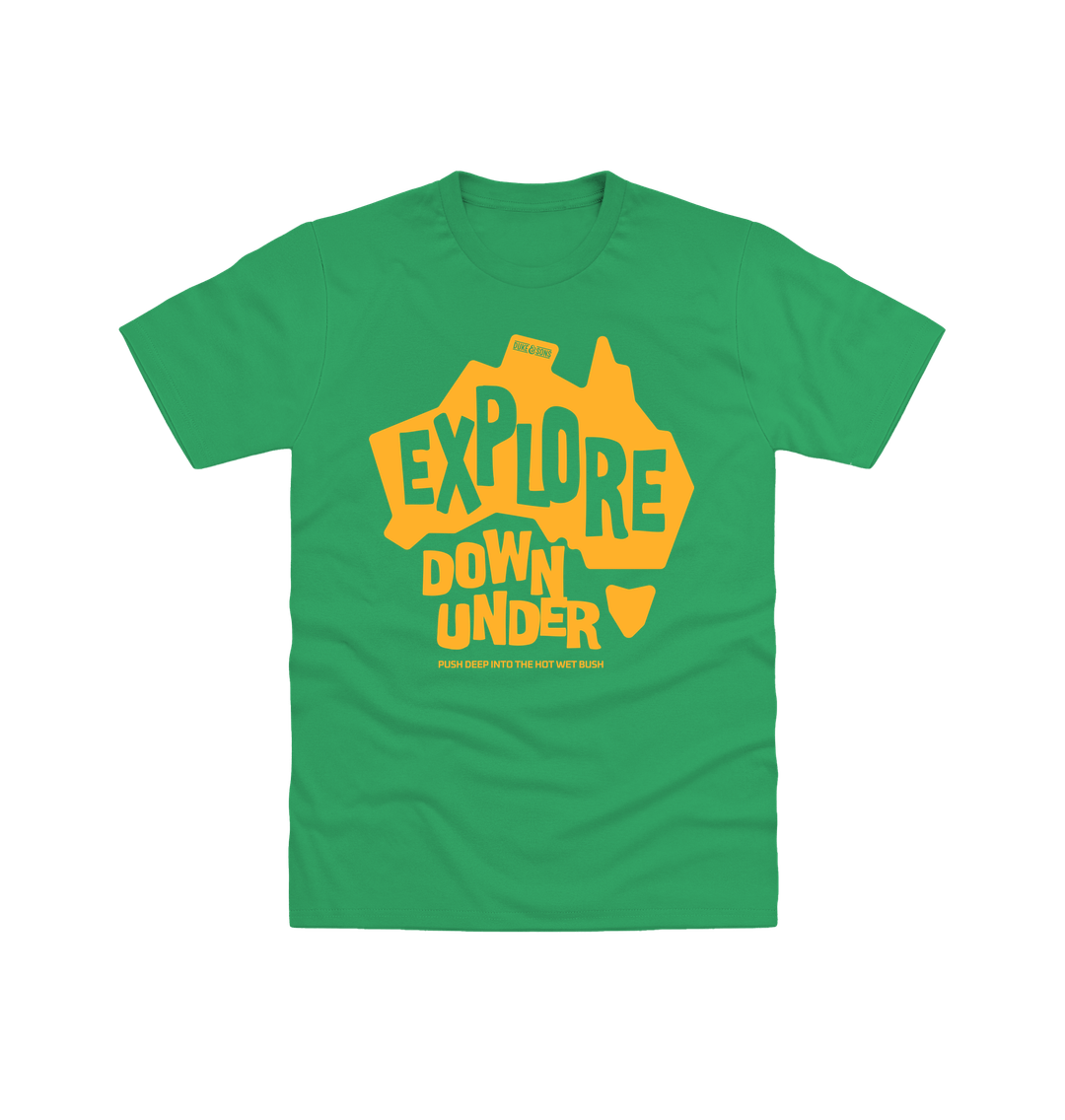 Antique Irish Green Printed T-shirt Front