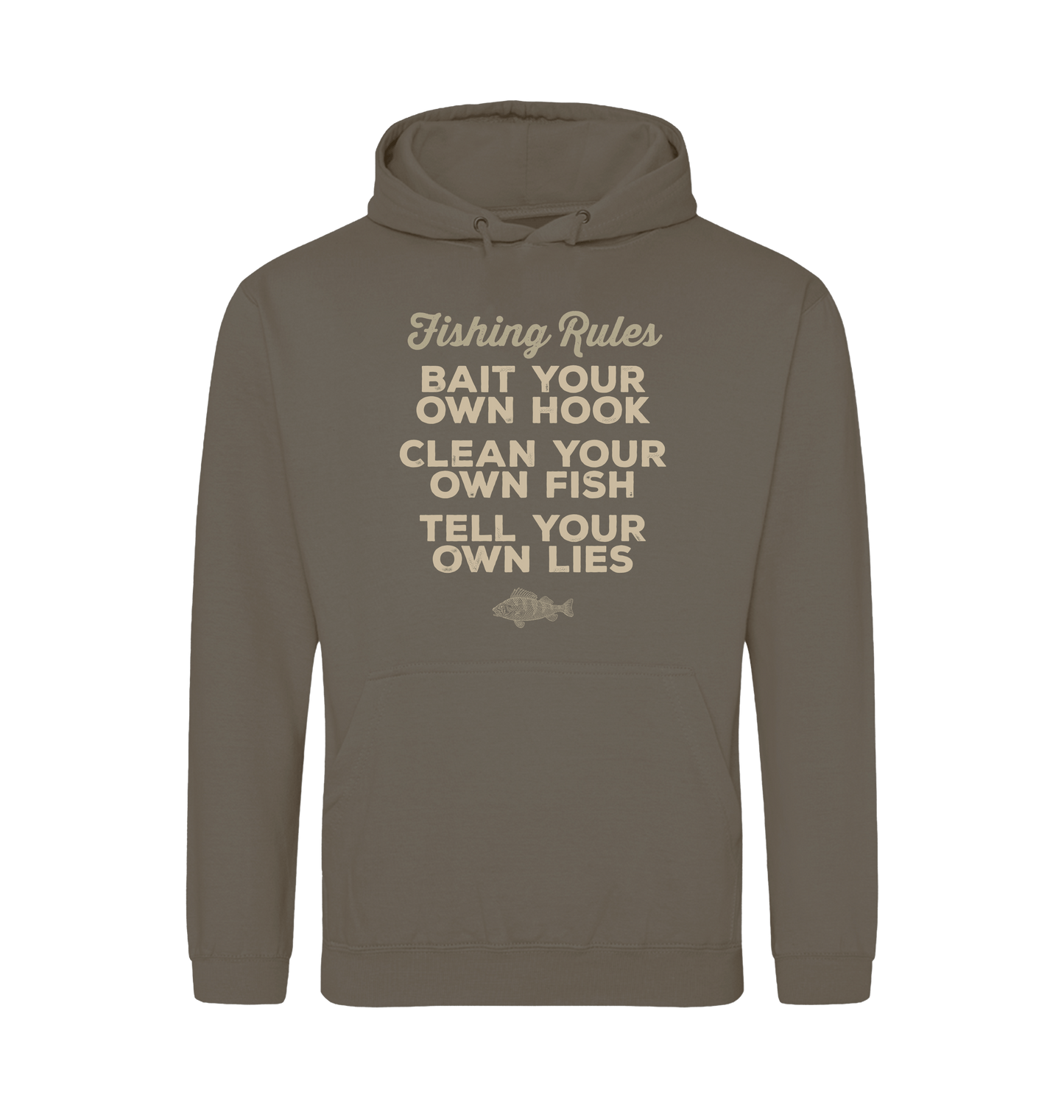 Natural Clay Printed Hoody Front
