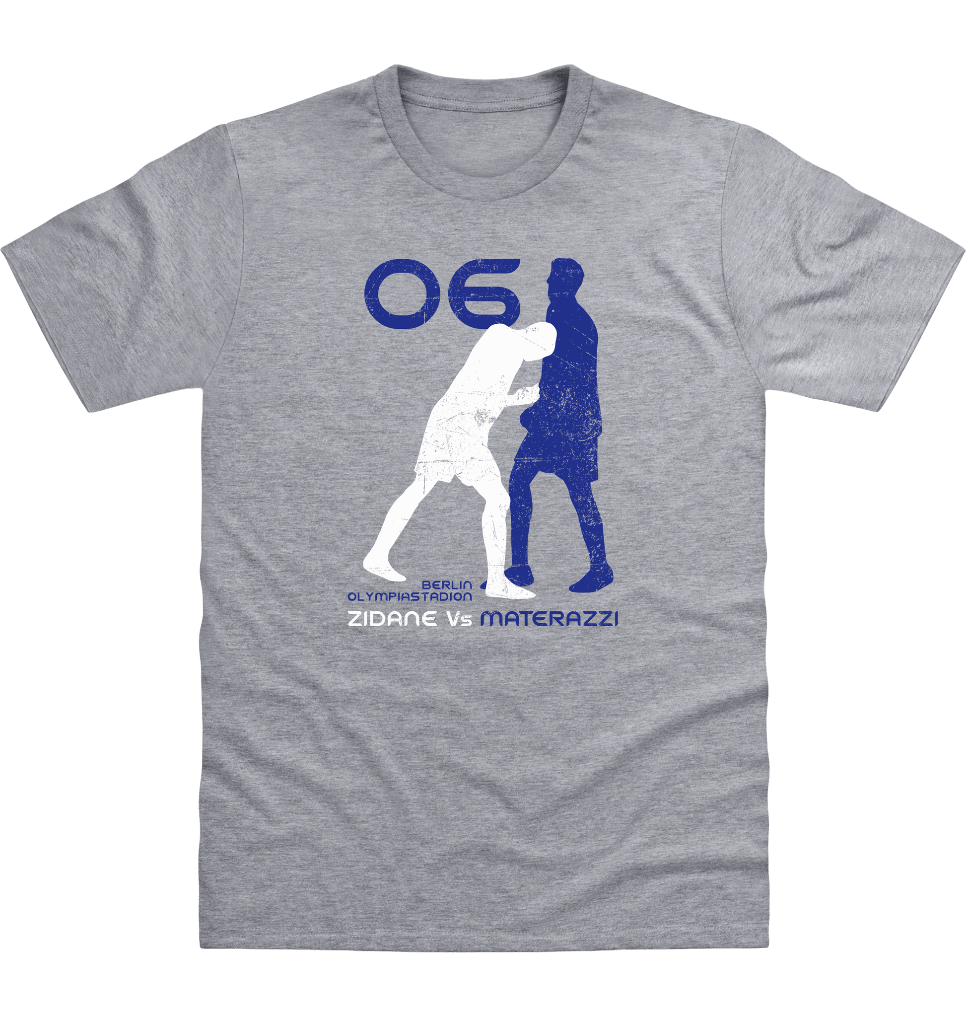 Heather Grey Printed T-shirt Front