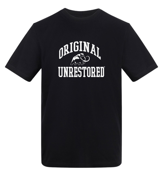 Deep Black Printed T-shirt Front