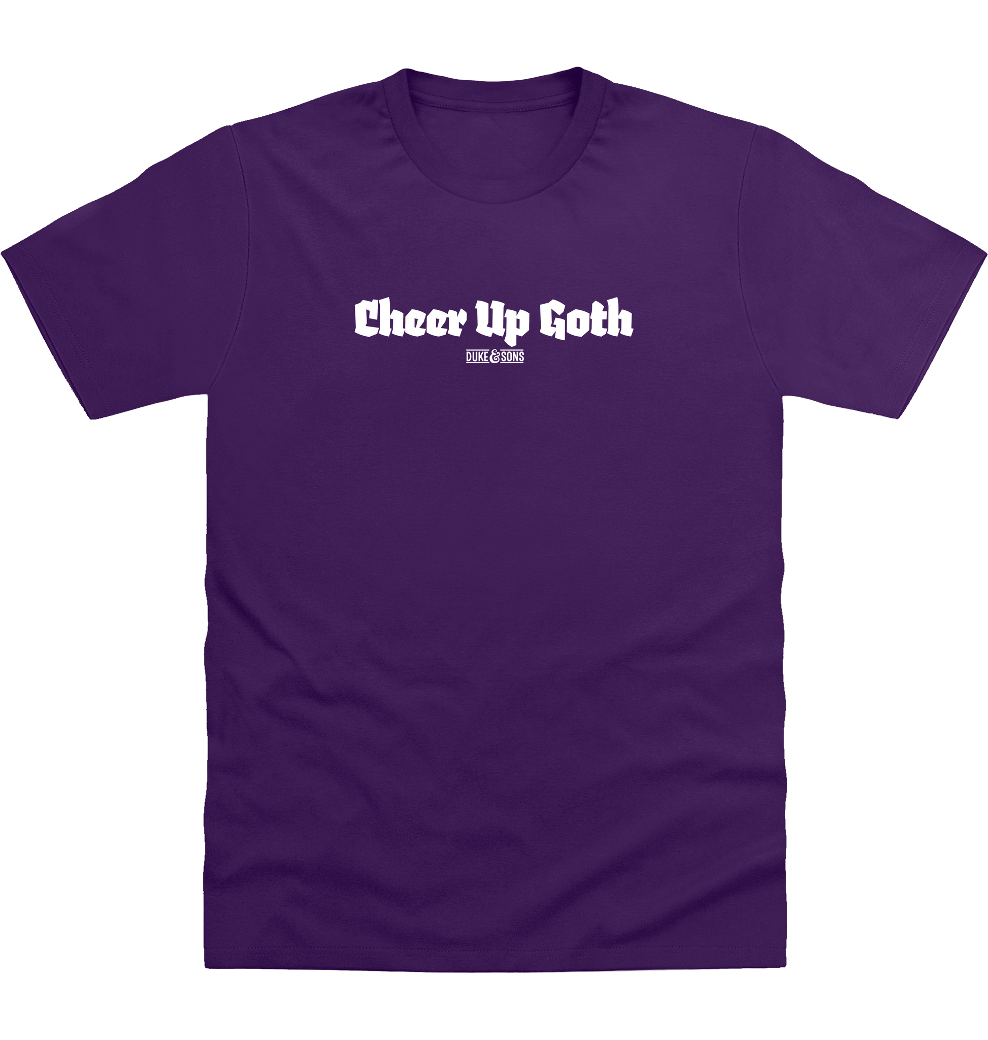 Purple Printed T-shirt Front