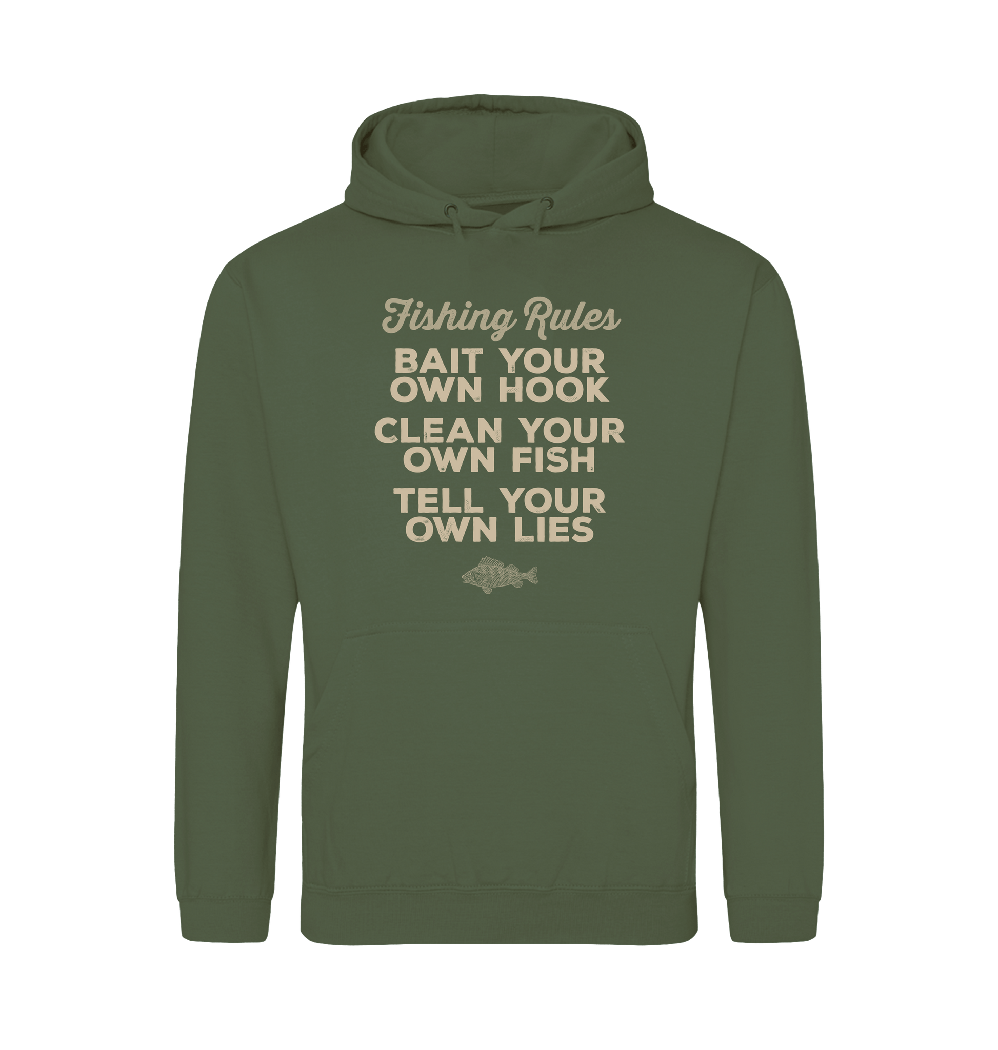 Earthy Green Printed Hoody Front