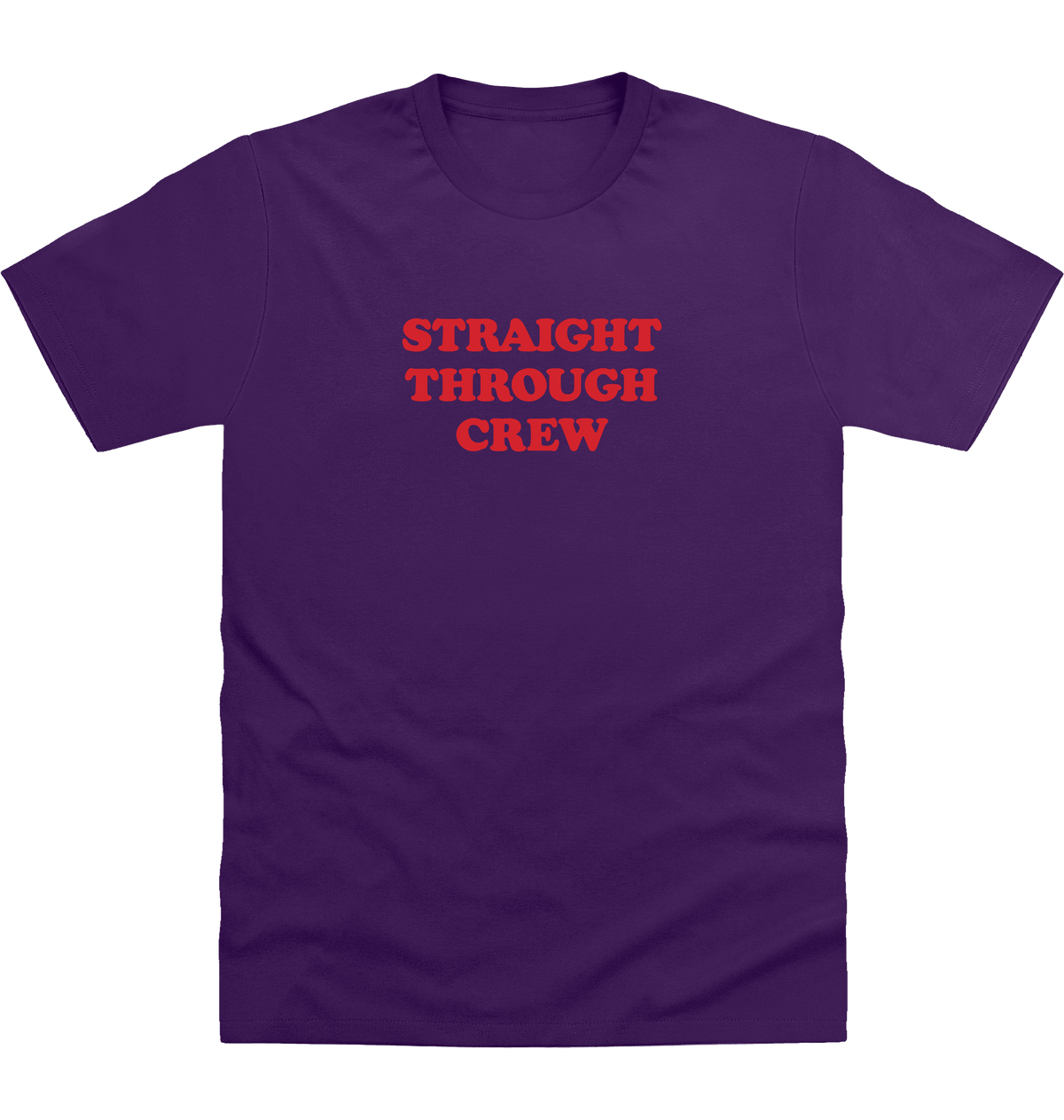 Purple Printed T-shirt Front