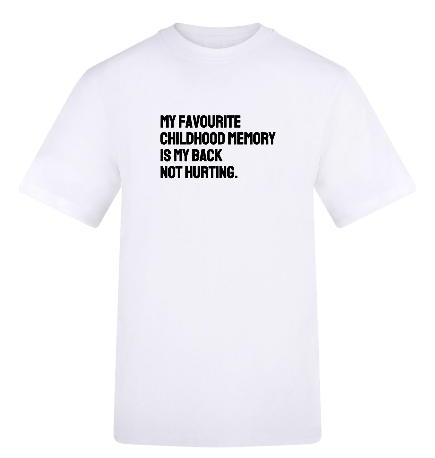 Arctic White Printed T-shirt Front