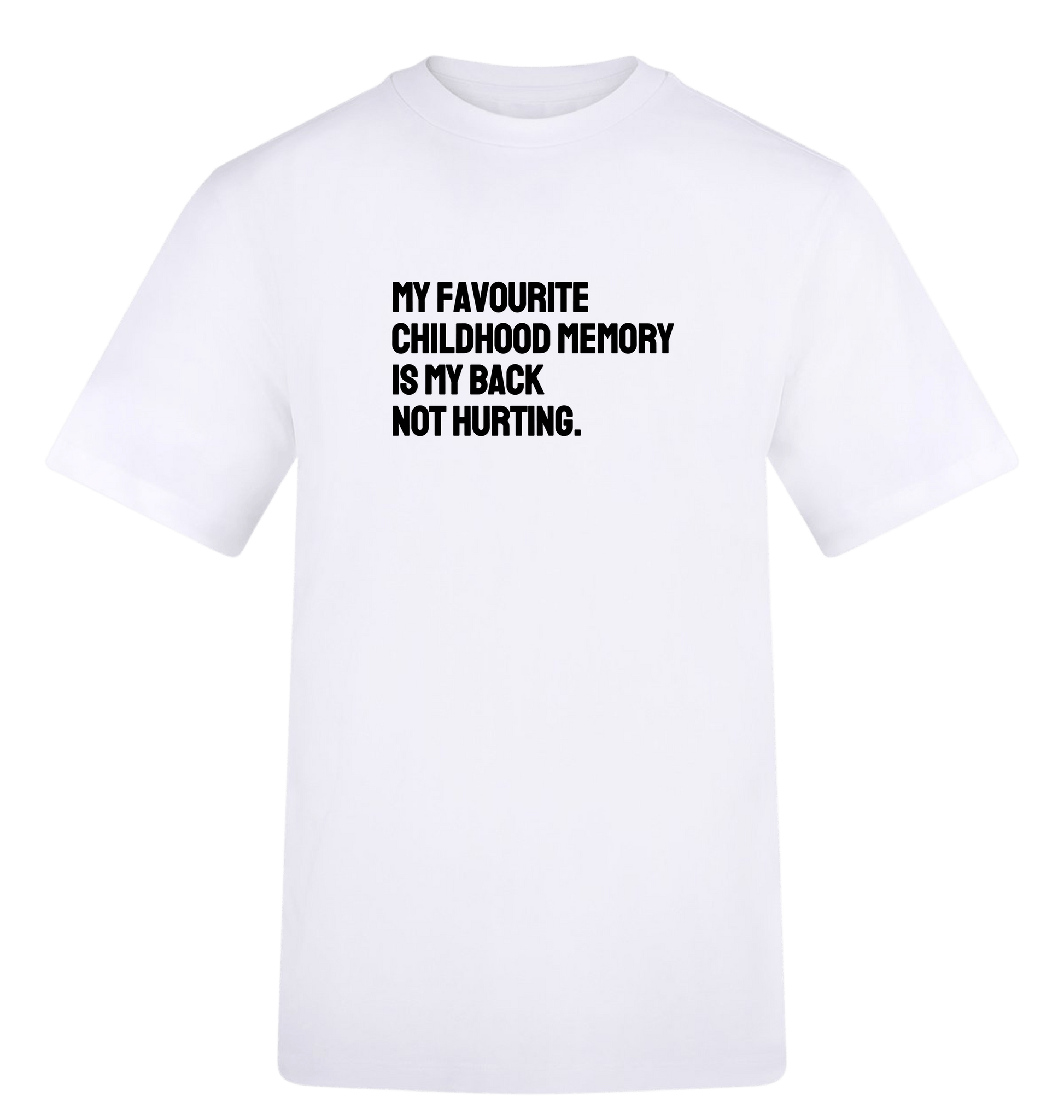 Arctic White Printed T-shirt Front