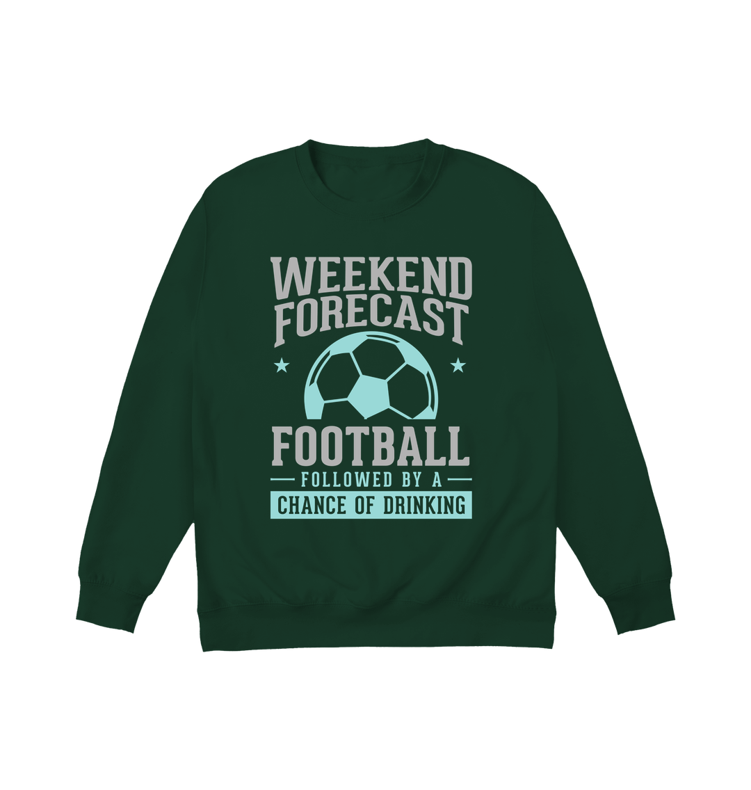 Bottle Green Printed Sweater Front