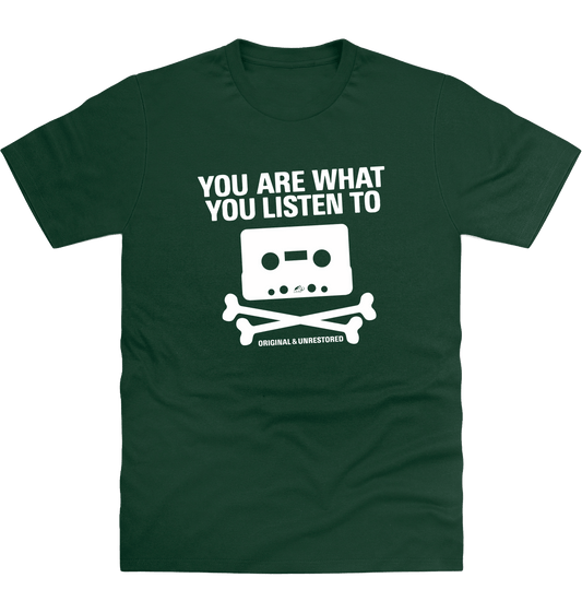 Bottle Green Printed T-shirt Front