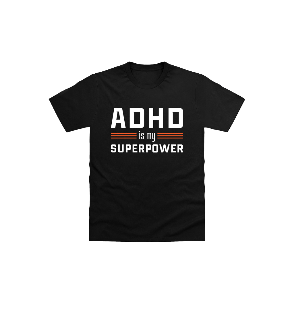 Black Printed Kids T-Shirt Front