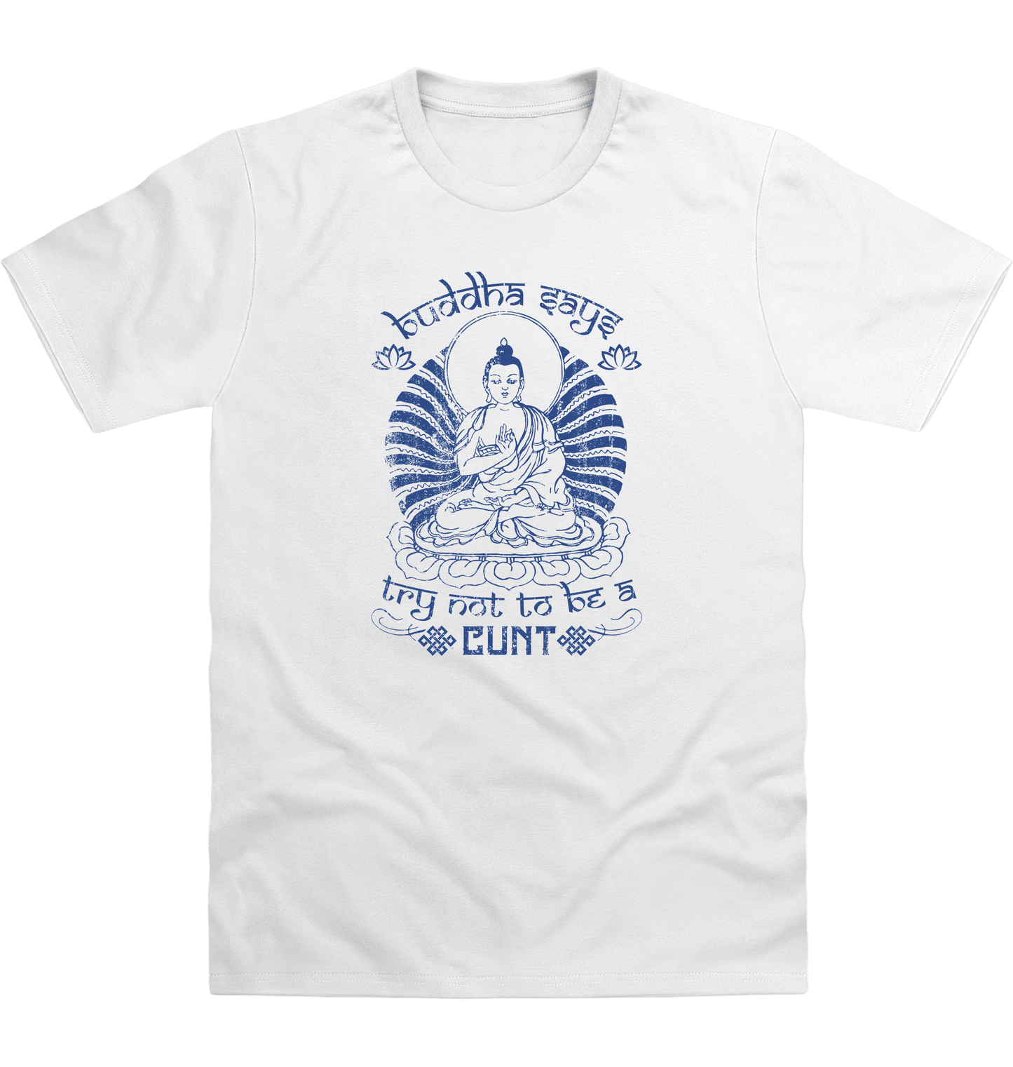 Arctic White Printed T-shirt Front