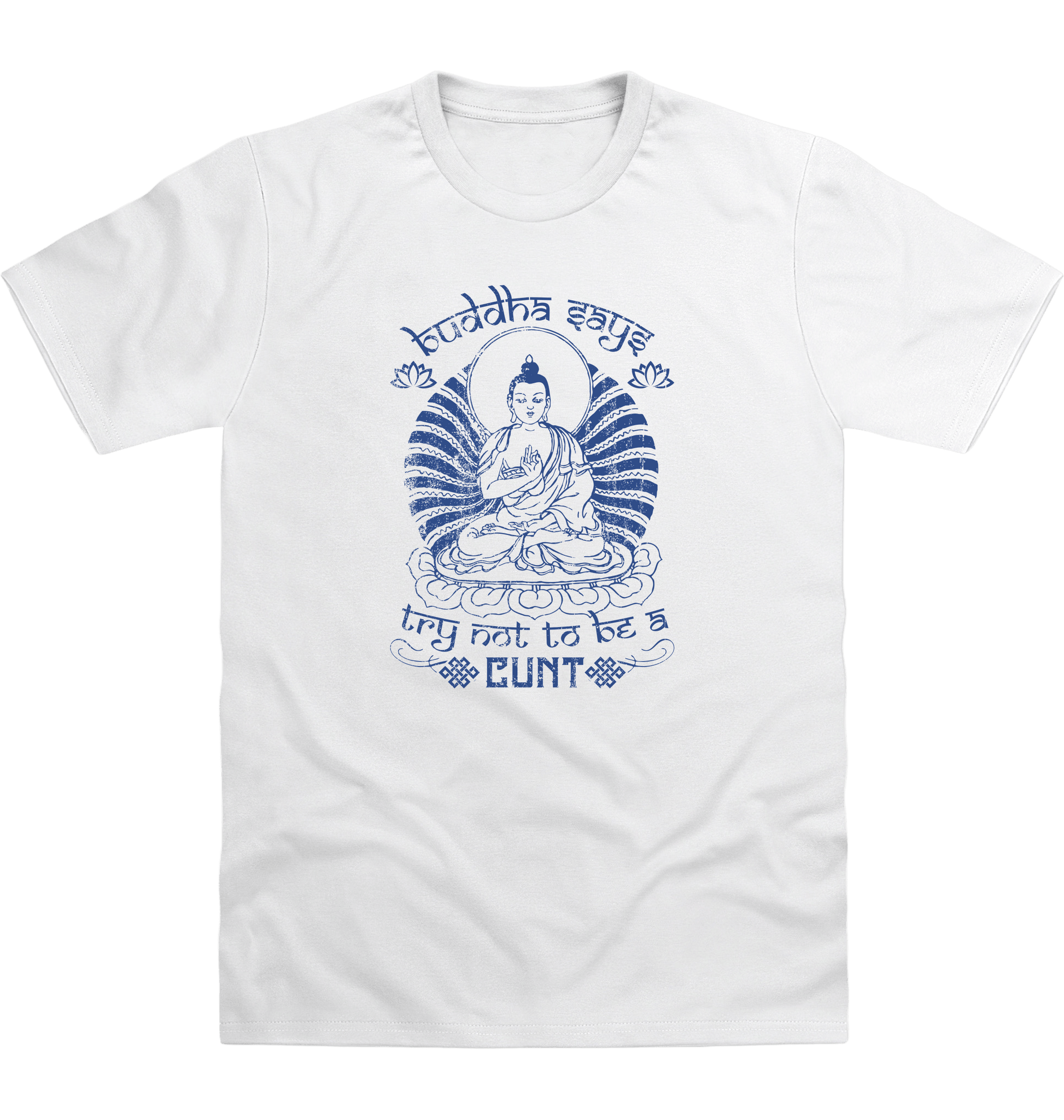 Arctic White Printed T-shirt Front