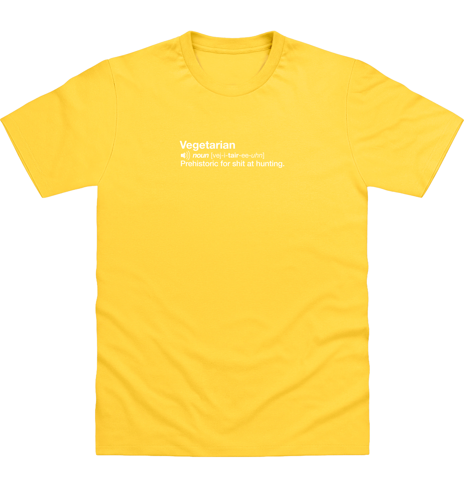 Sun Yellow Printed T-shirt Front