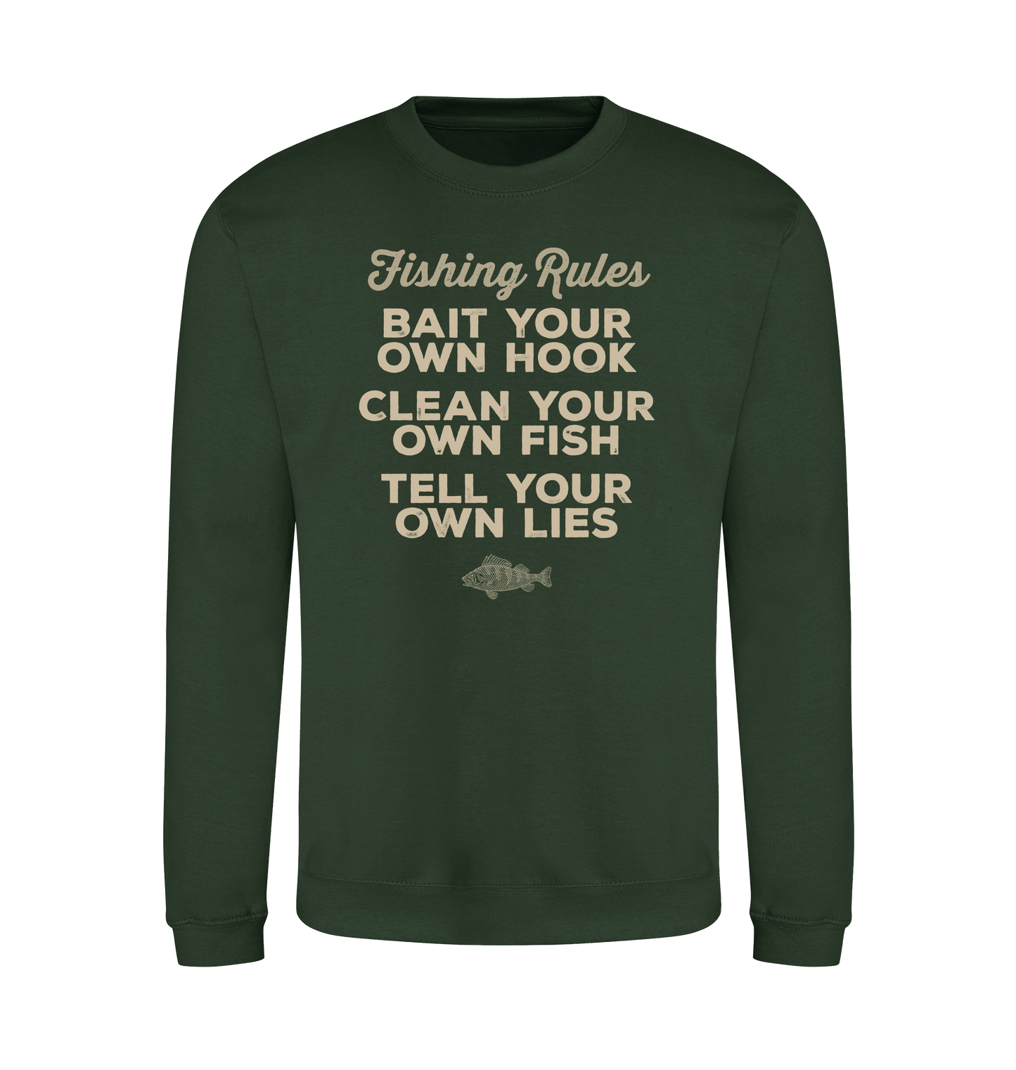 Forest Green Printed Sweater Front
