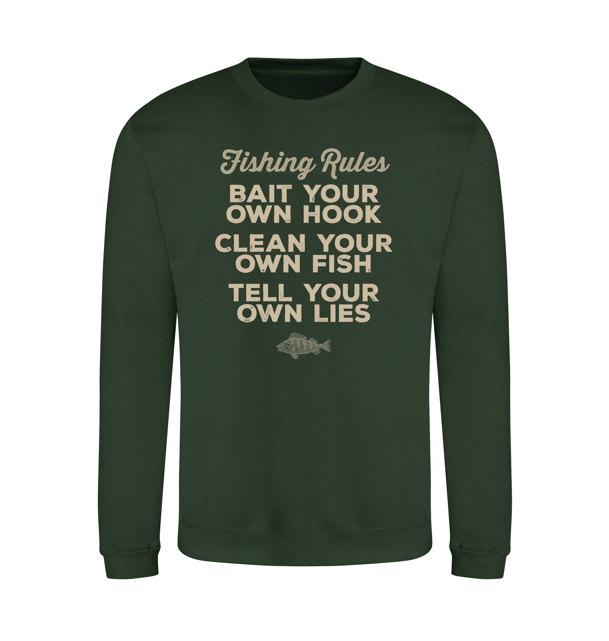 Forest Green Printed Sweater Front