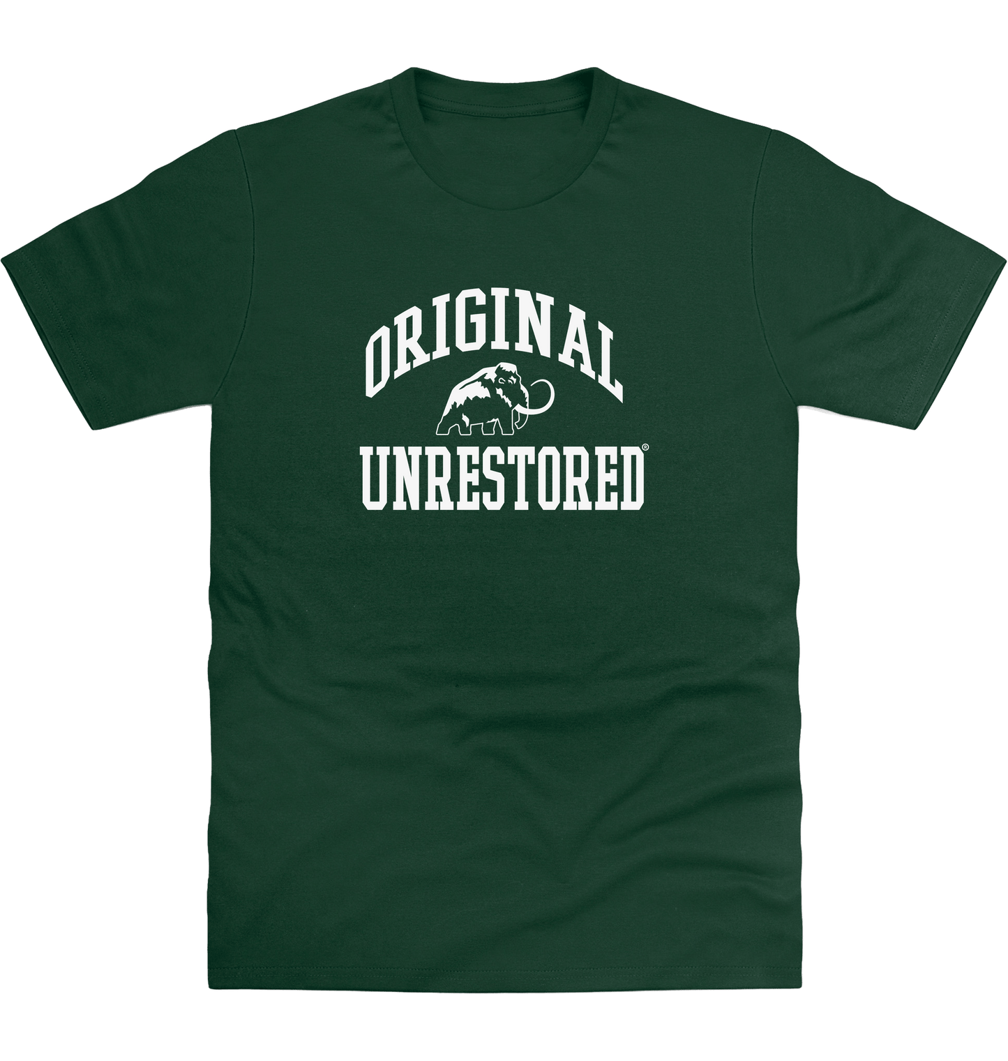 Bottle Green Printed T-shirt Front